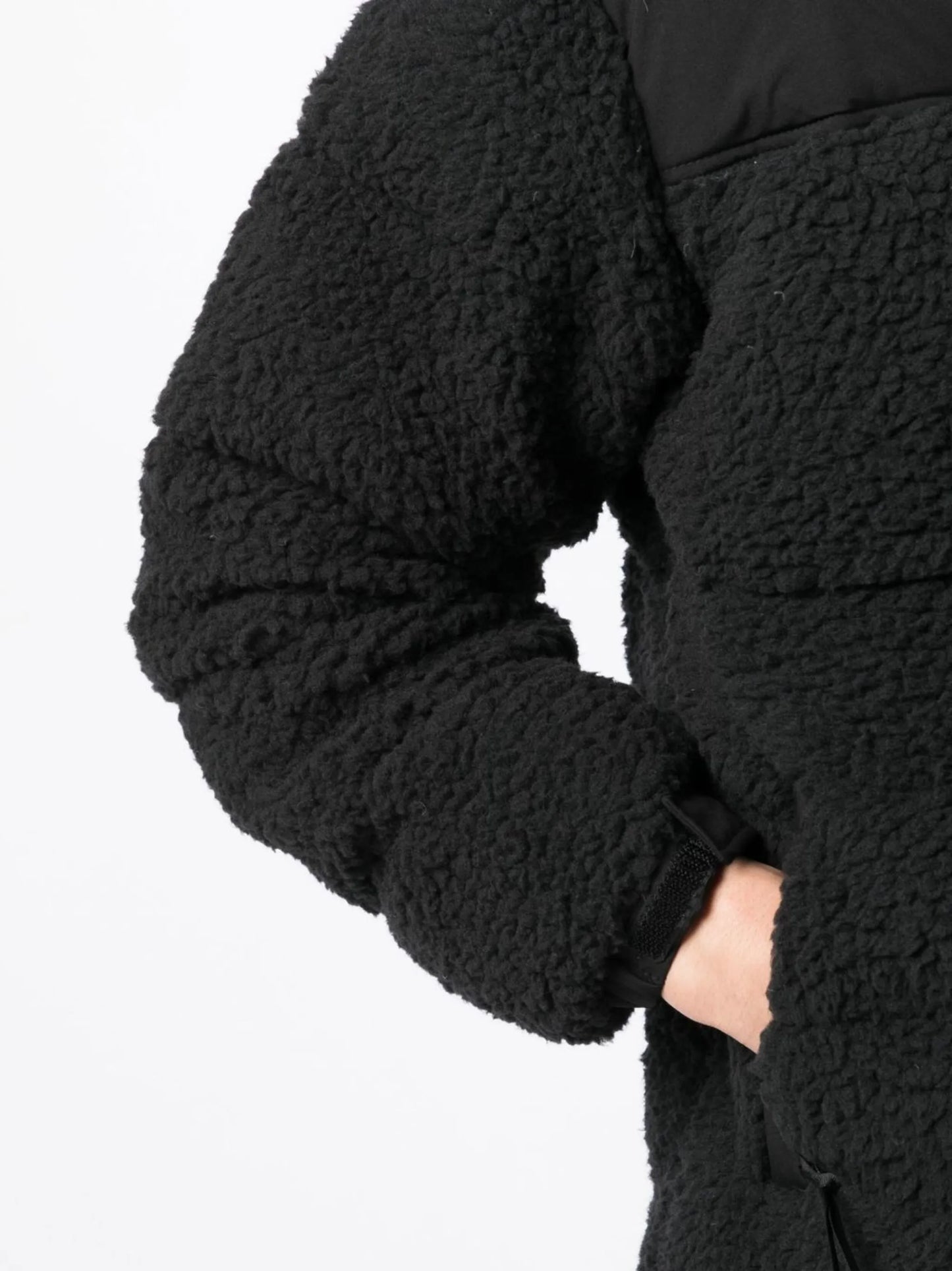 Nuptse fleece padded jacket