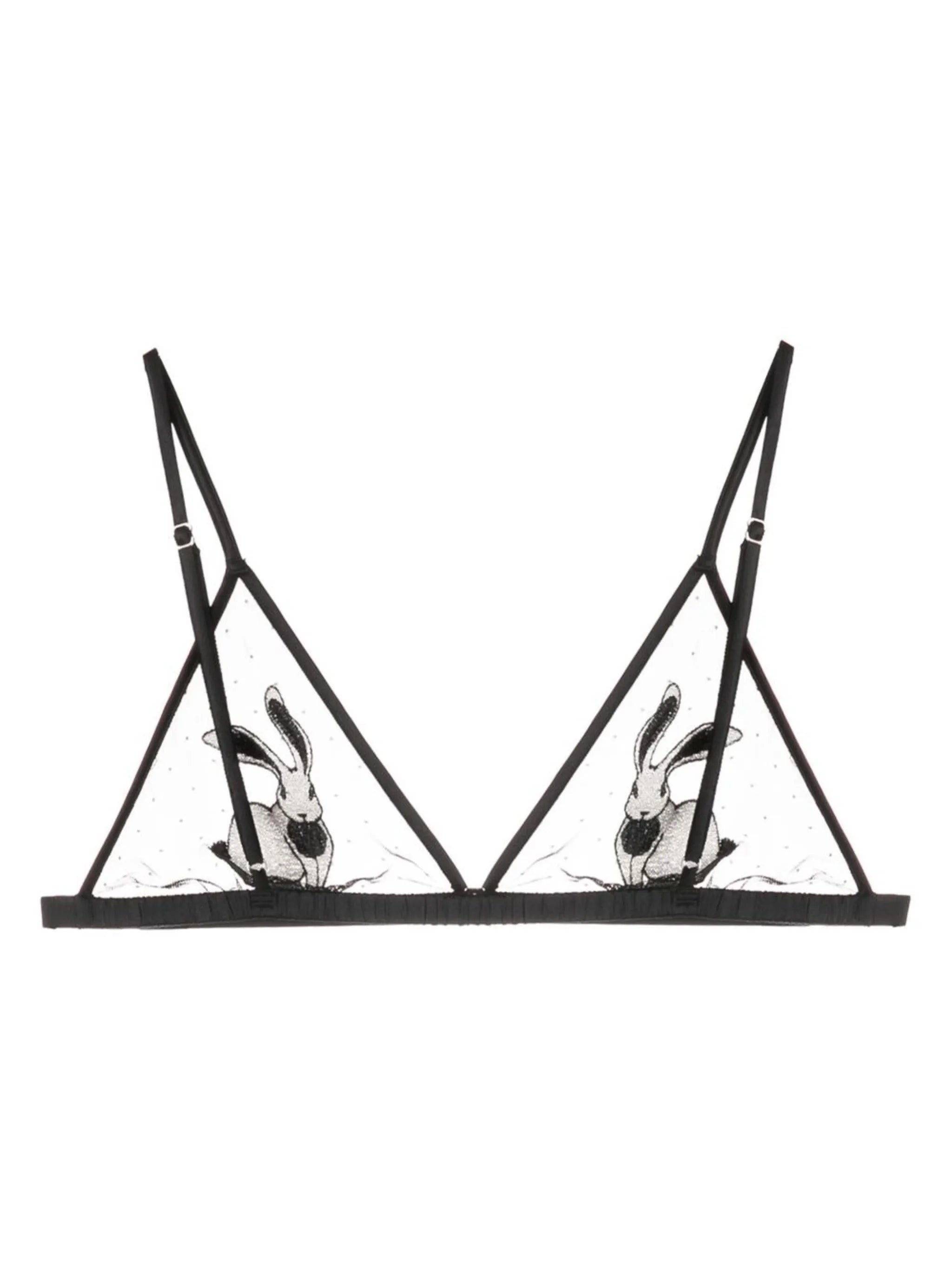 Bunny triangle bra