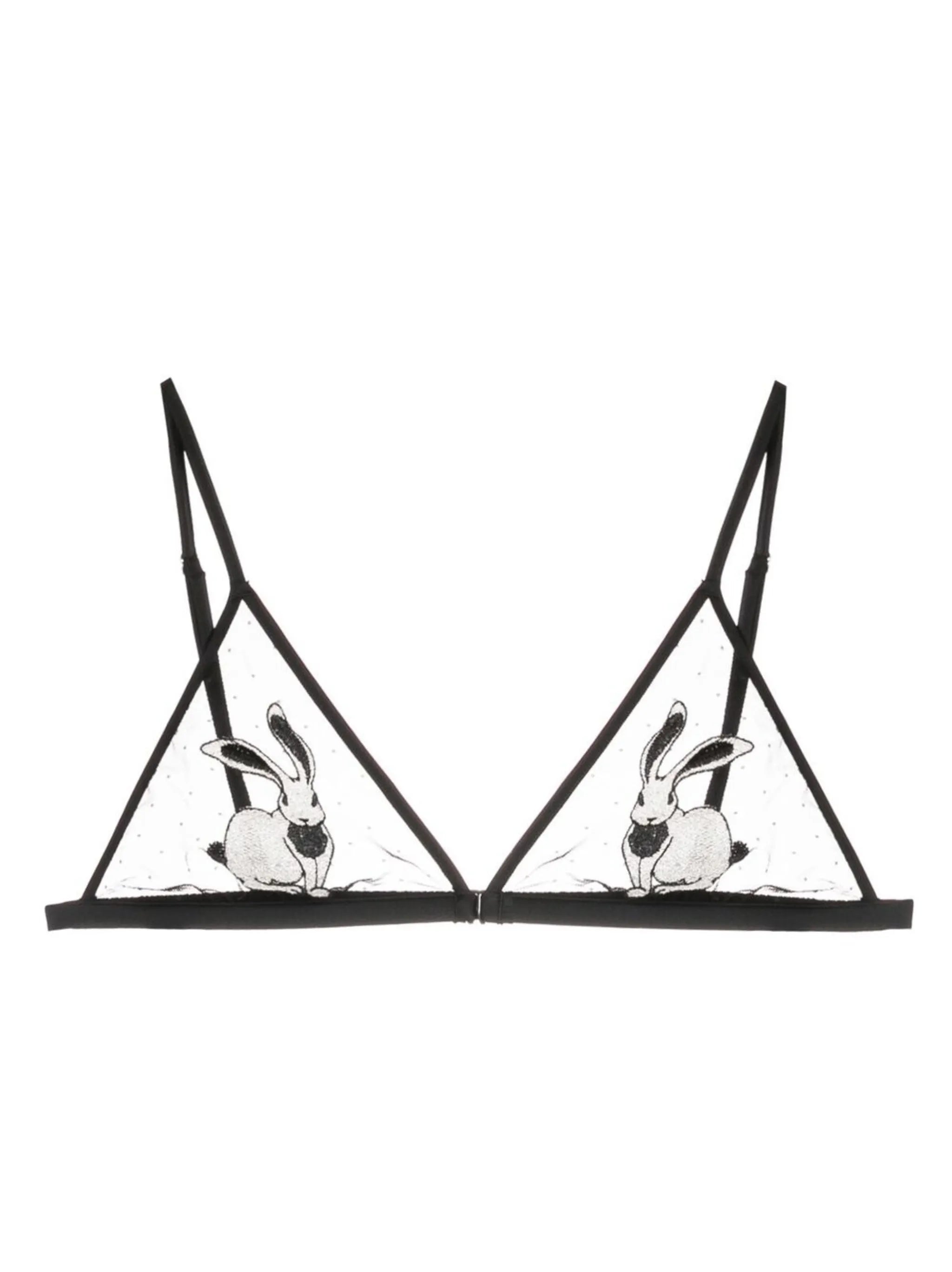 Bunny triangle bra