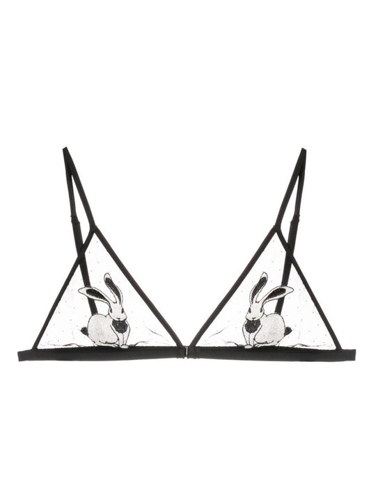 Bunny triangle bra
