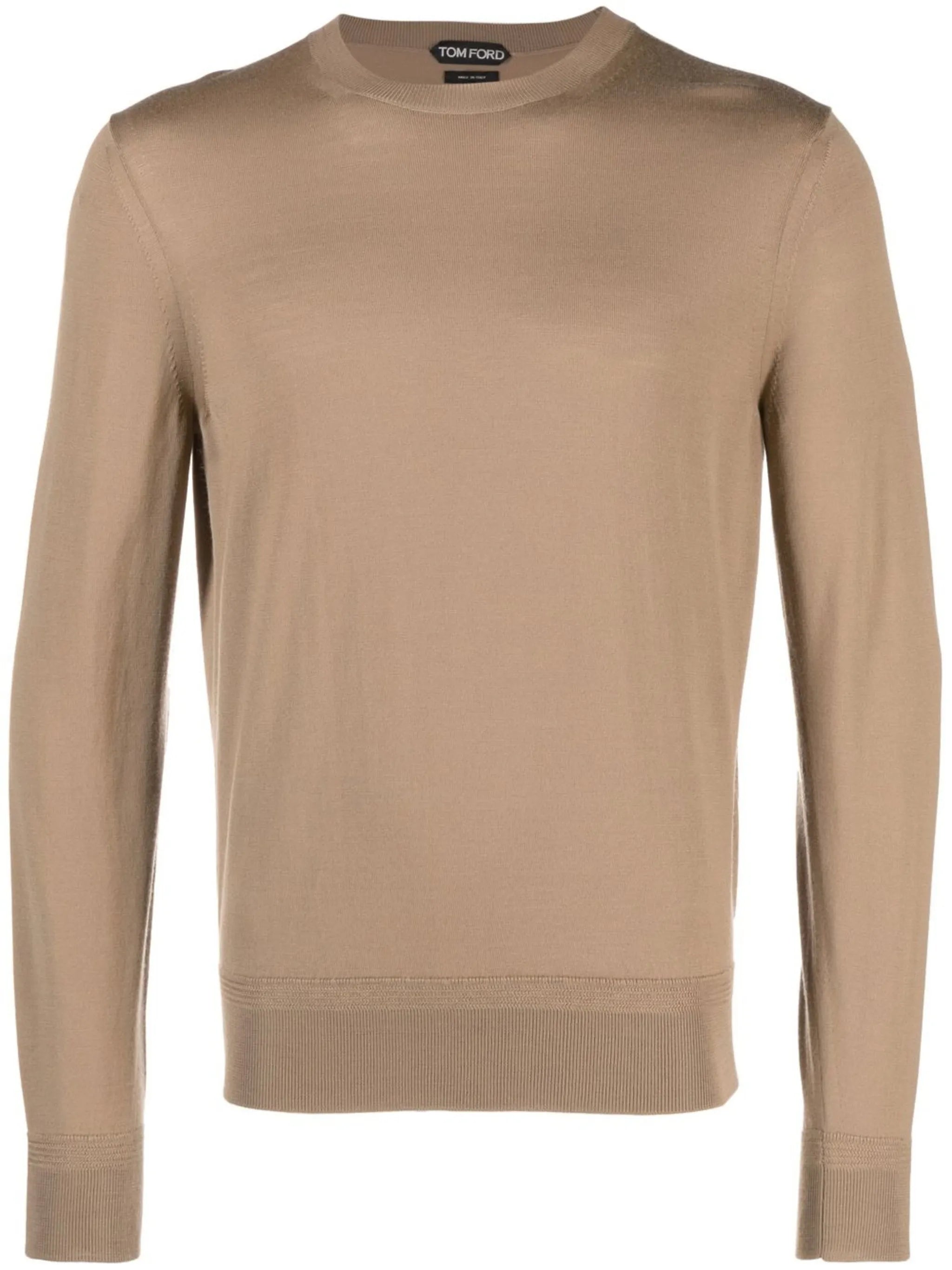 fine-knit wool jumper