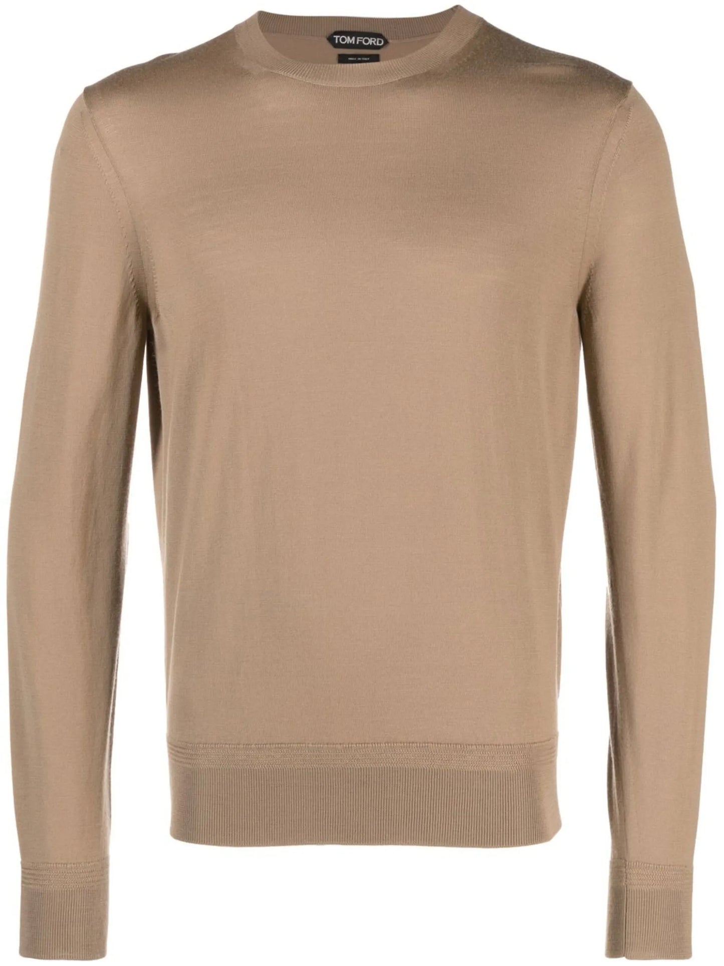 fine-knit wool jumper
