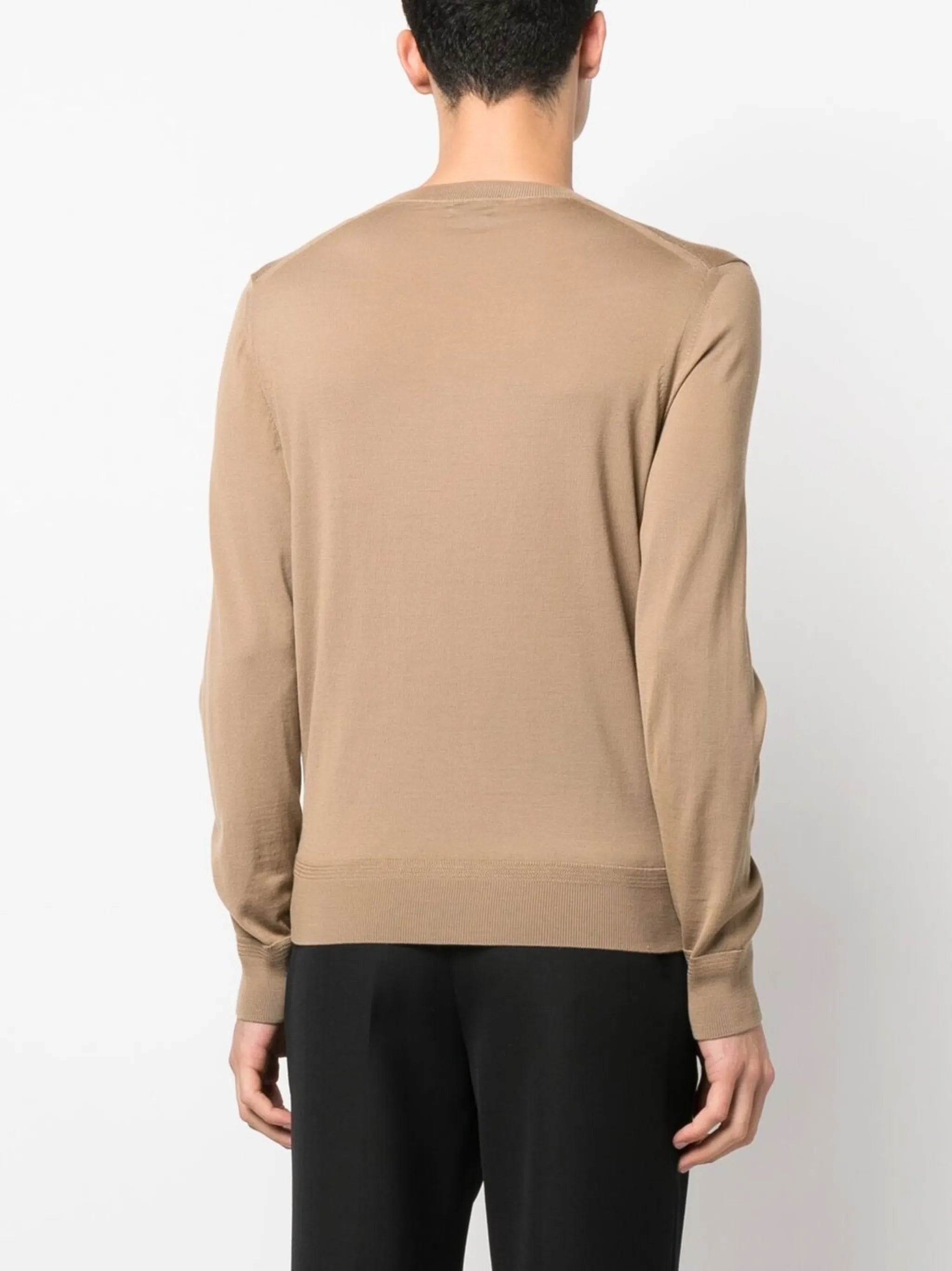 fine-knit wool jumper