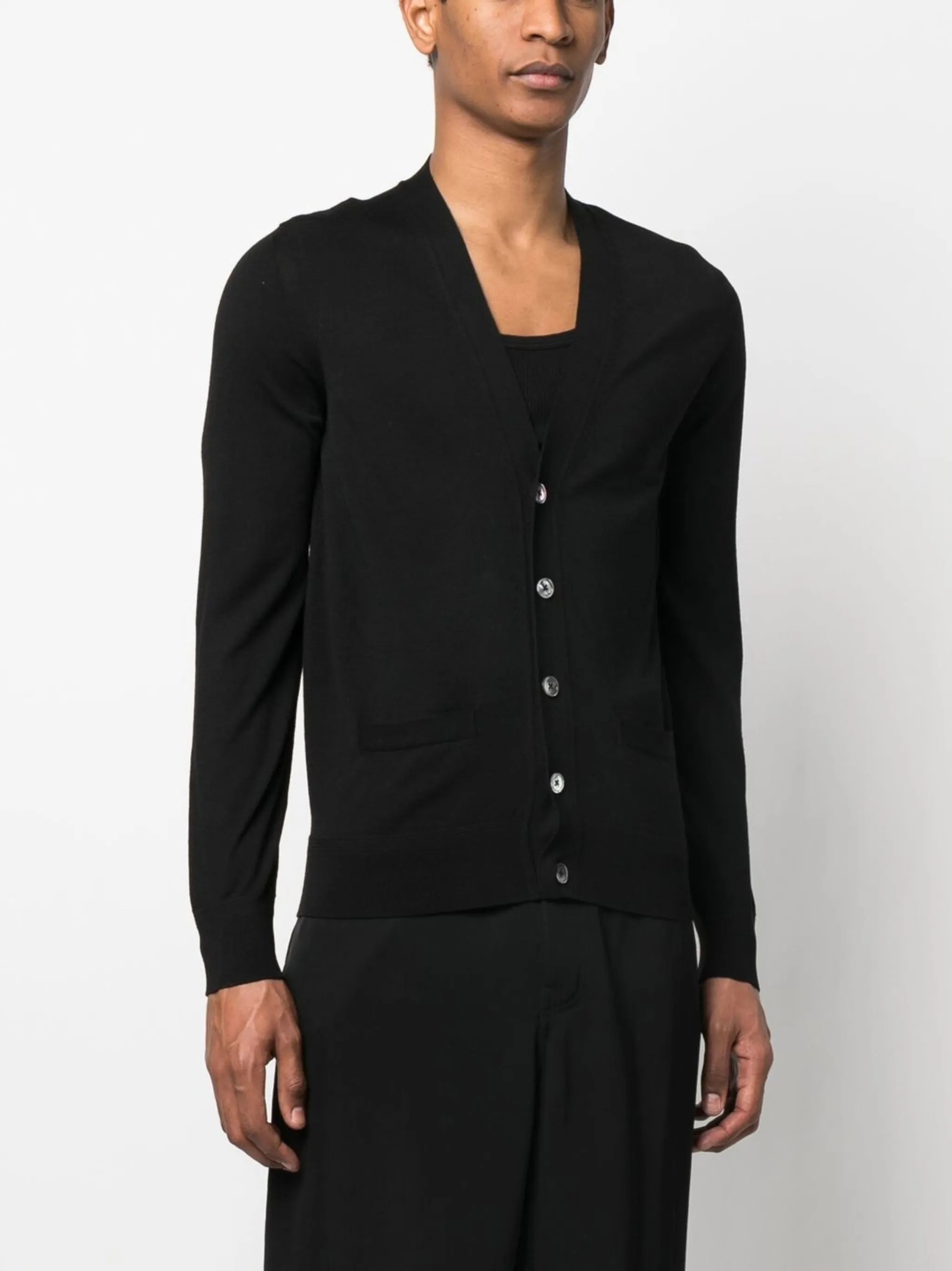 V-neck cardigan