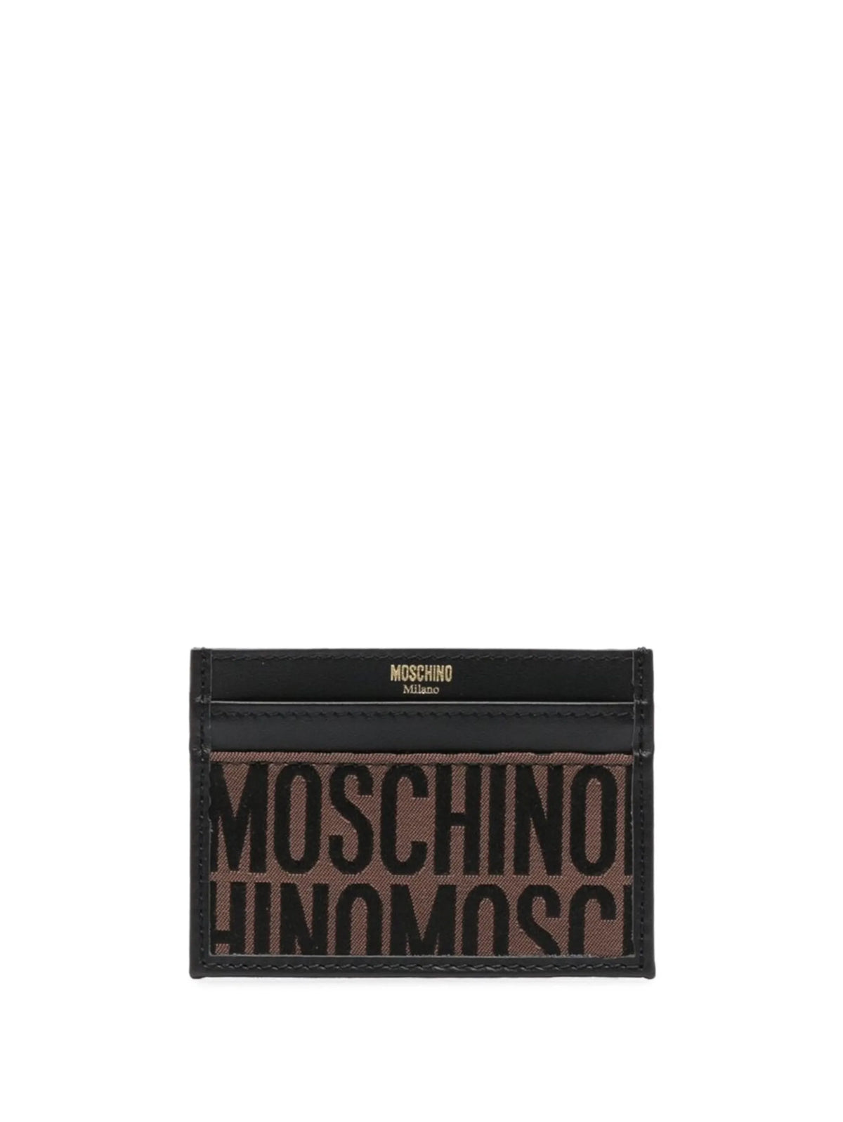 monogram logo stamp cardholder