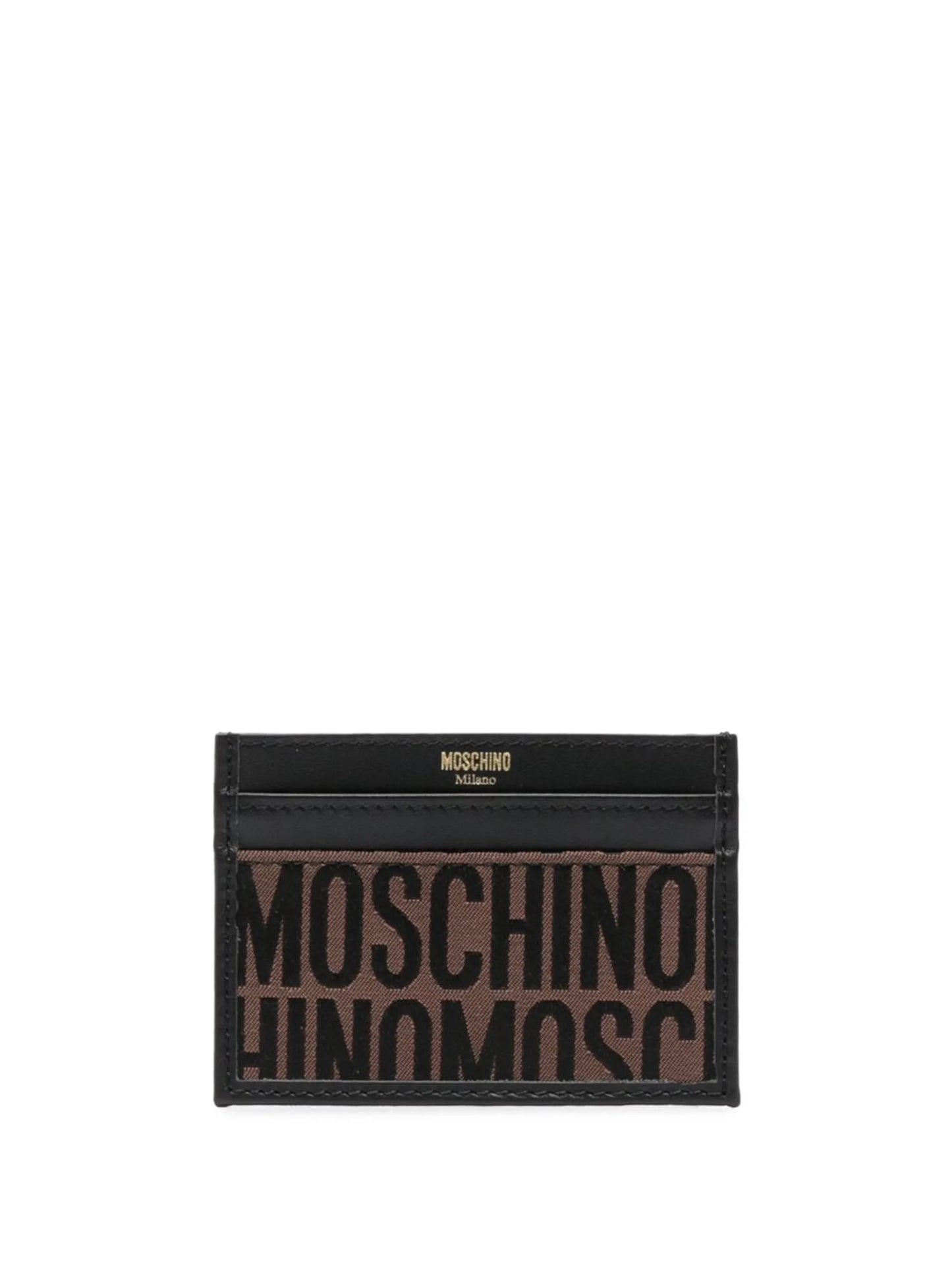 monogram logo stamp cardholder