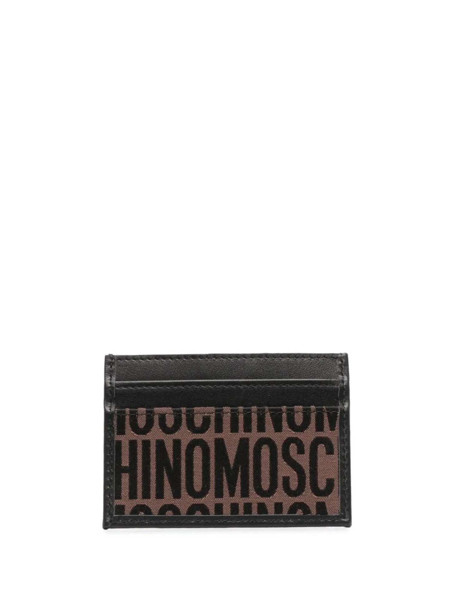 monogram logo stamp cardholder
