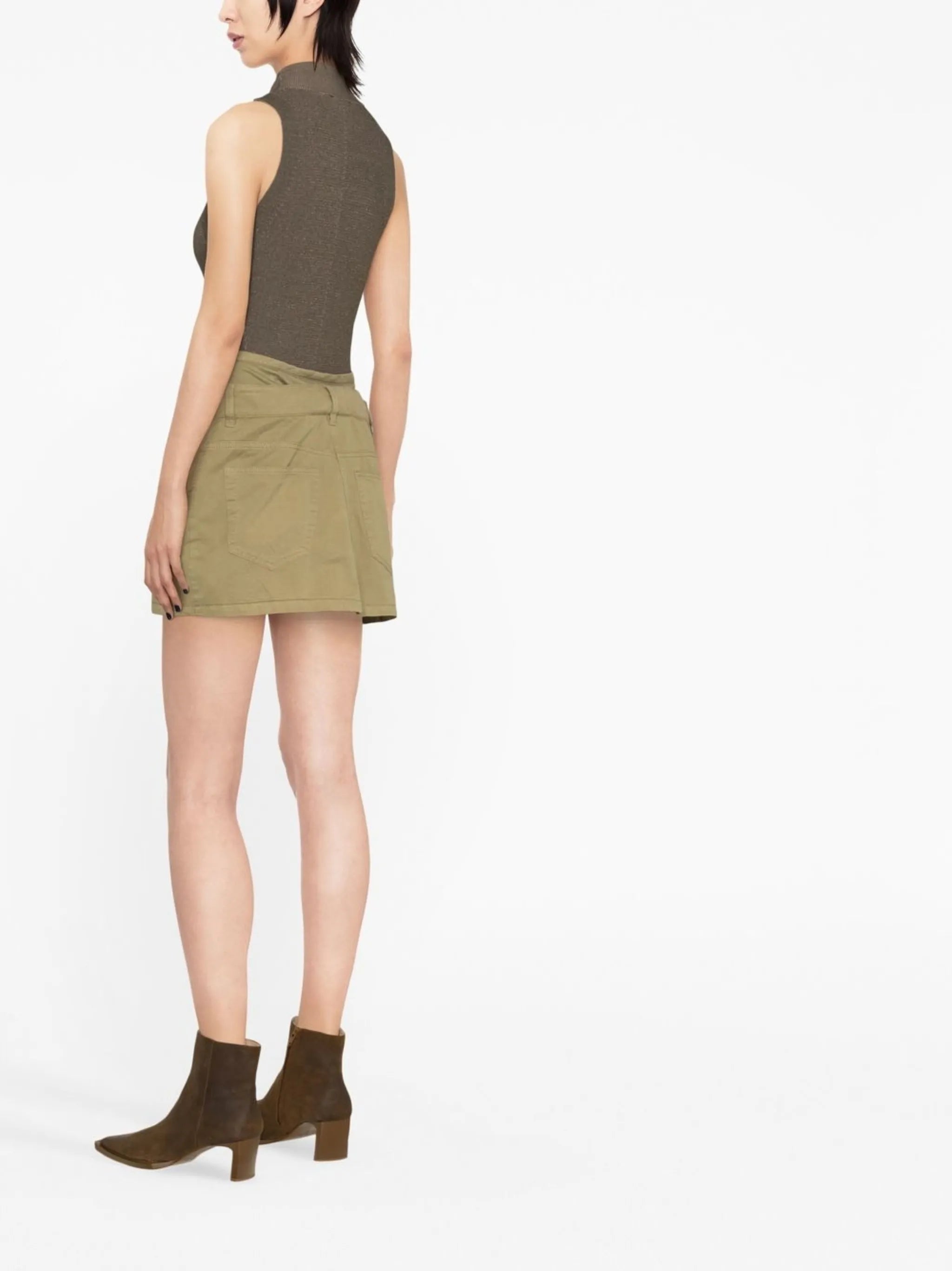 O-Enthia cotton miniskirt