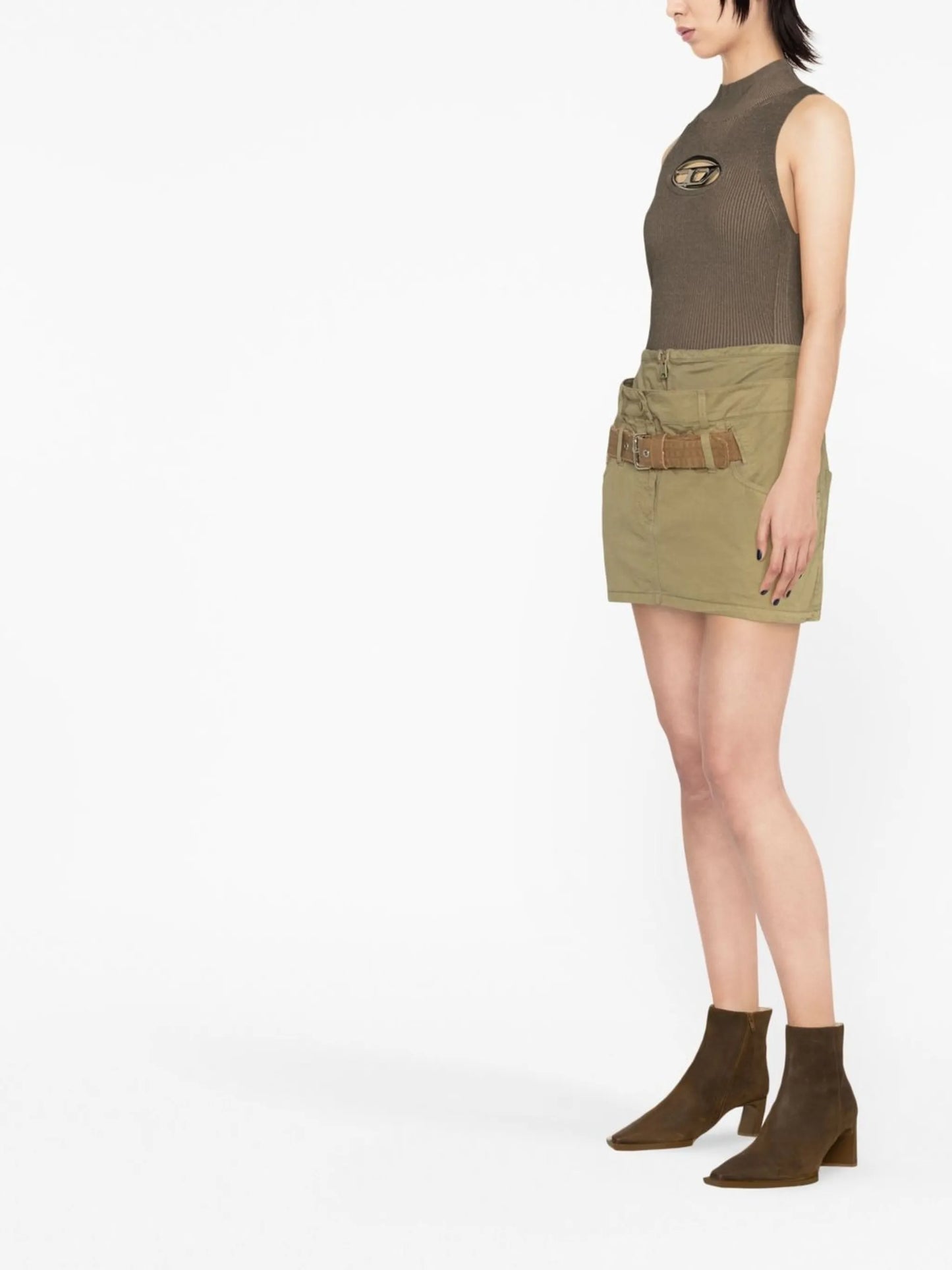 O-Enthia cotton miniskirt