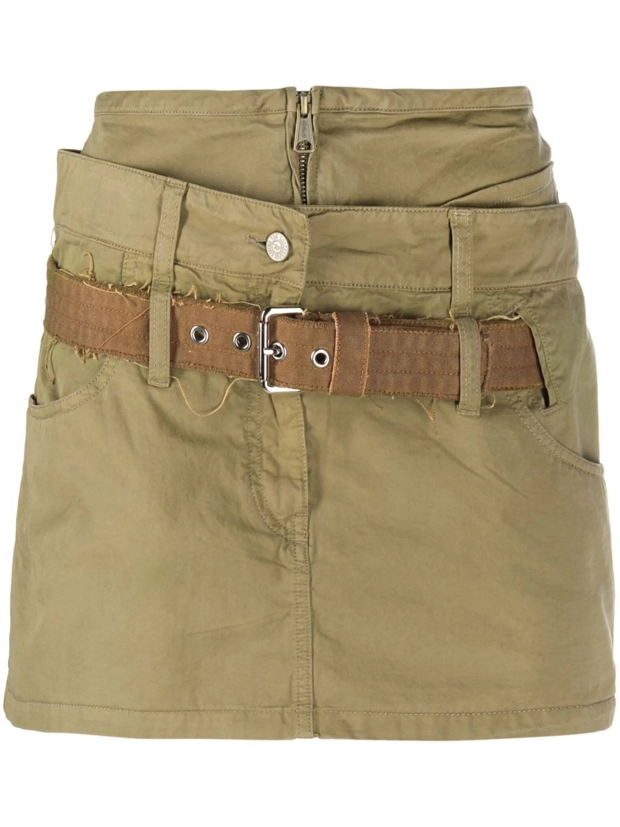 O-Enthia cotton miniskirt