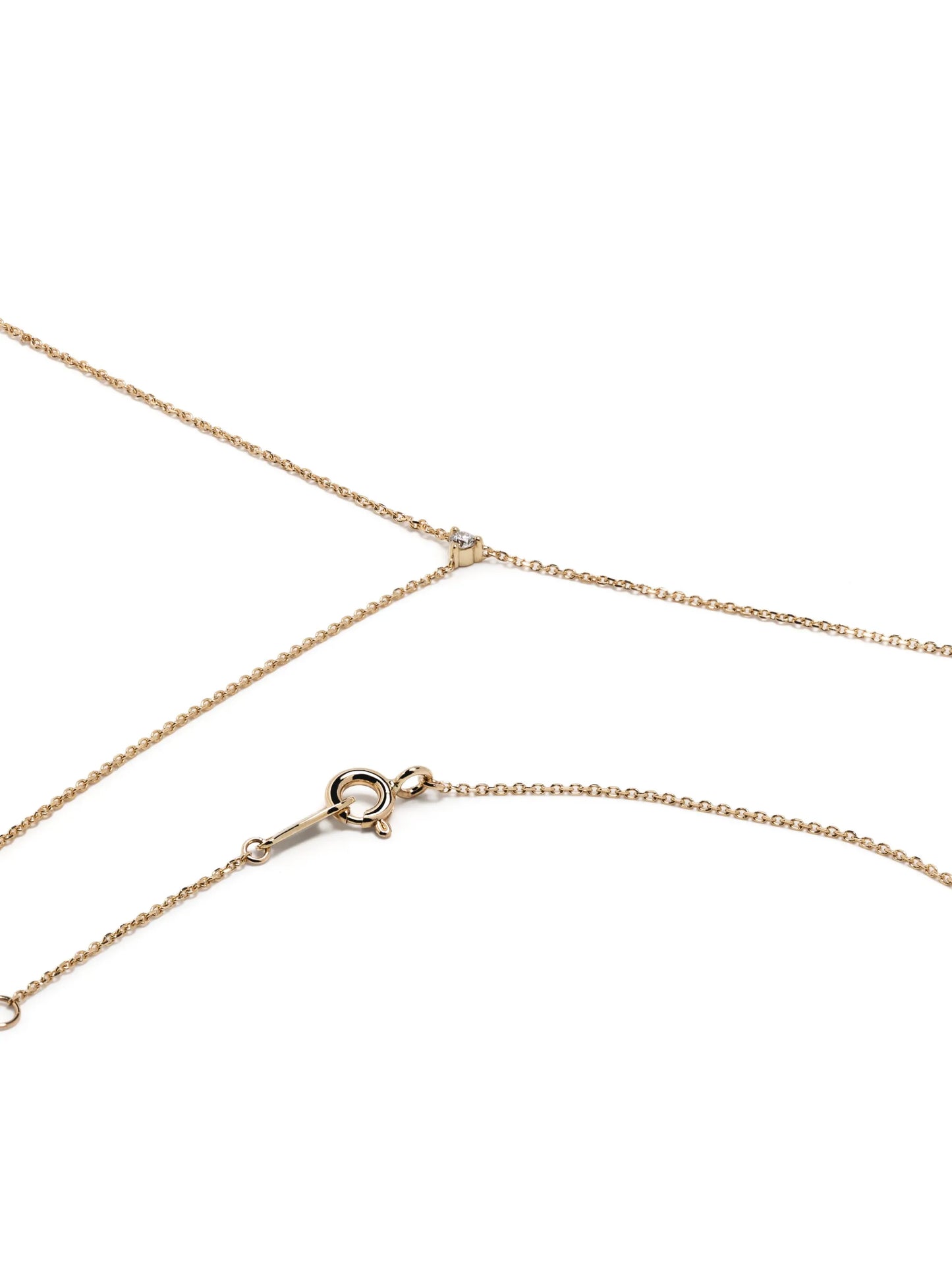 14kt yellow gold pearl and diamond necklace