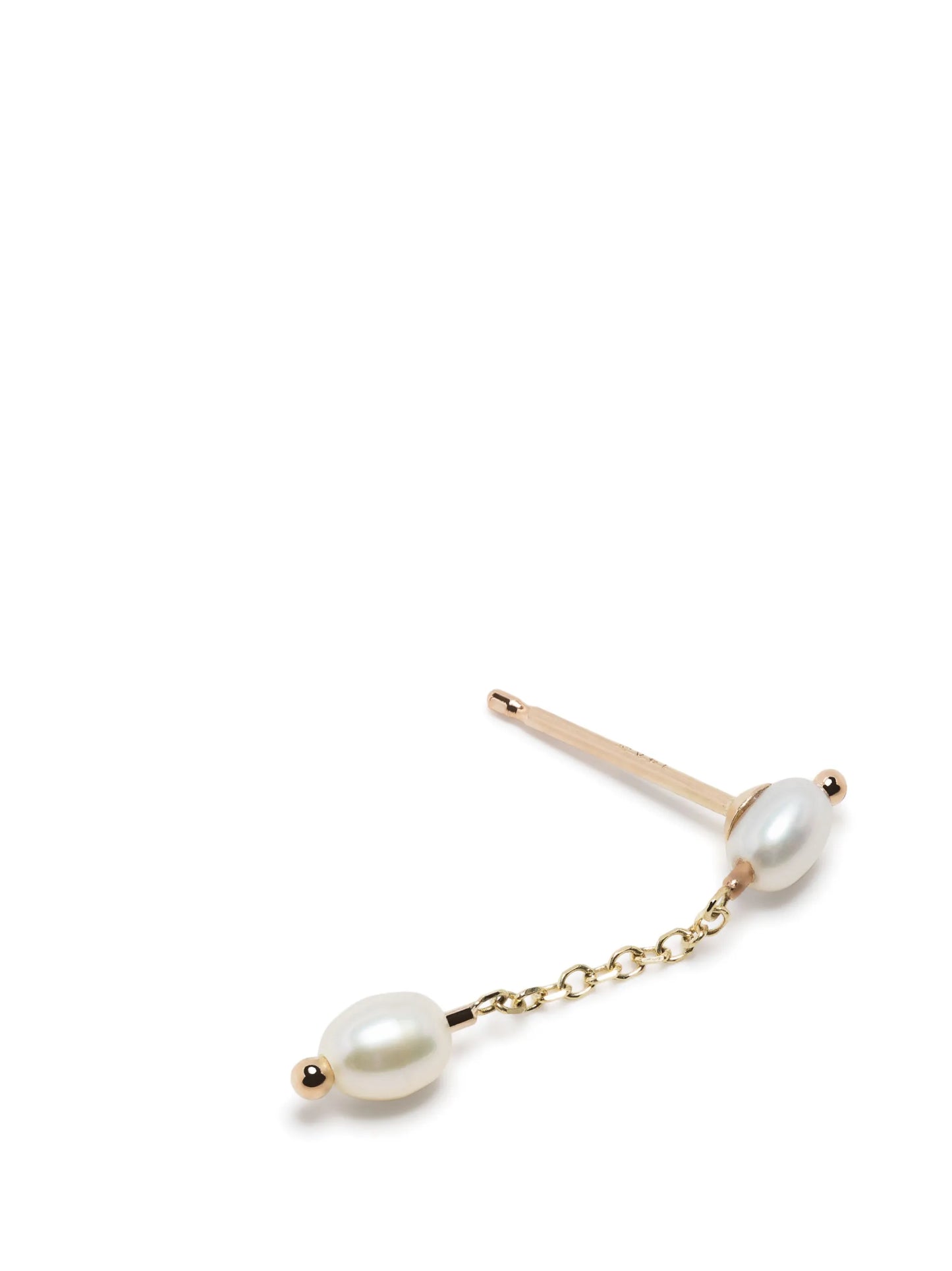 14kt yellow gold Shower pearl drop earrings