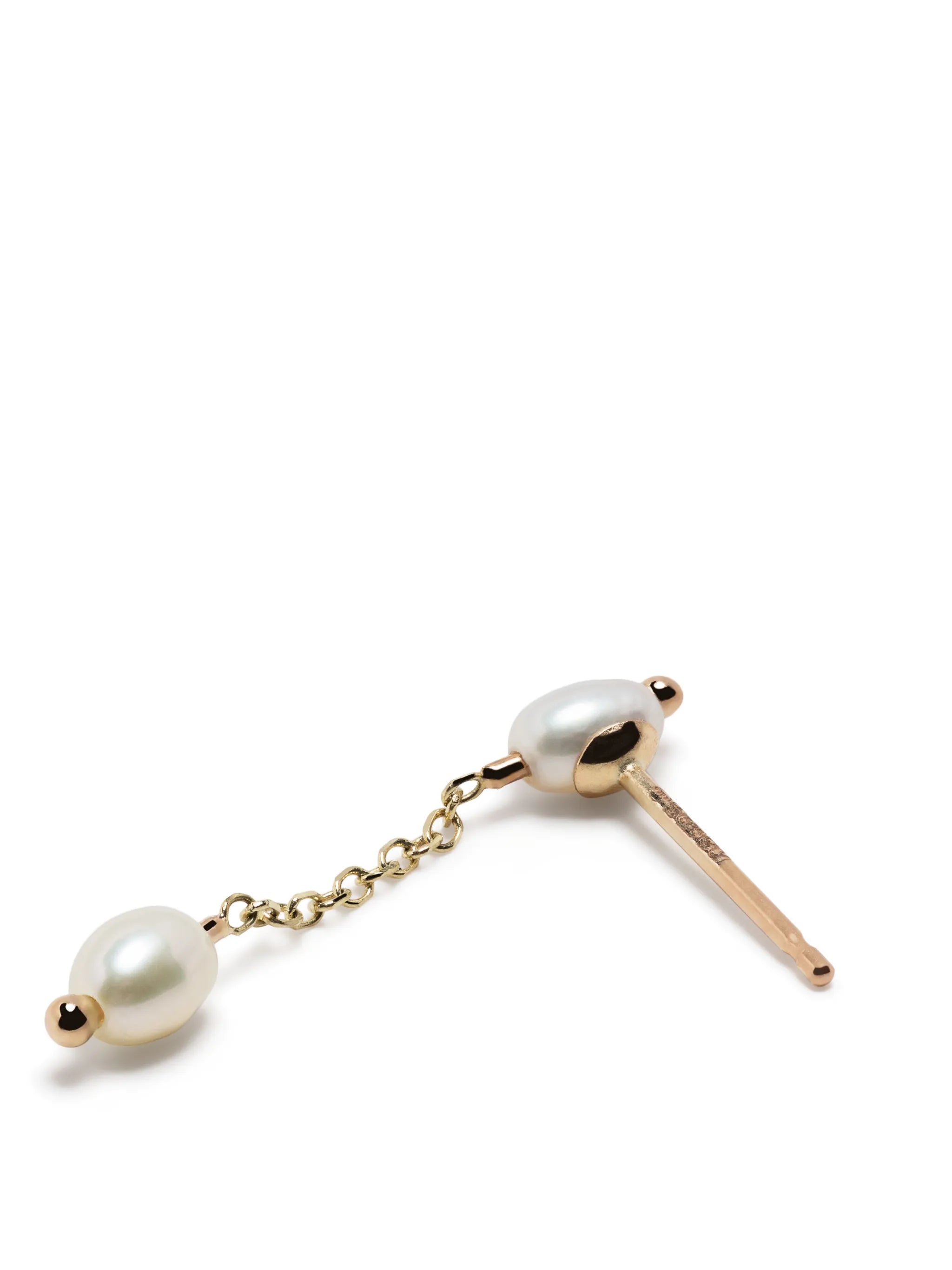 14kt yellow gold Shower pearl drop earrings