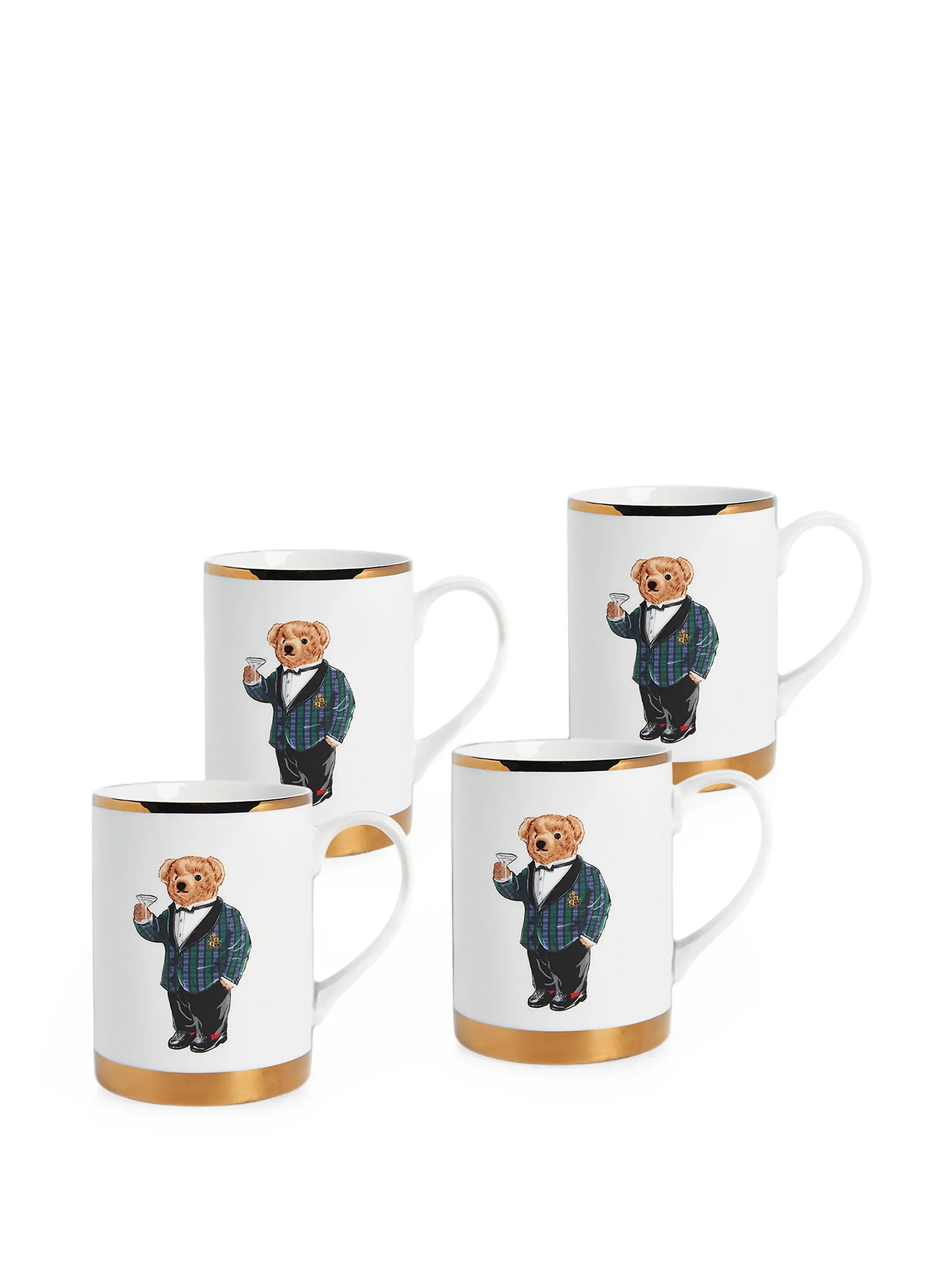 Thompson Polo Bear mug set (set of four)