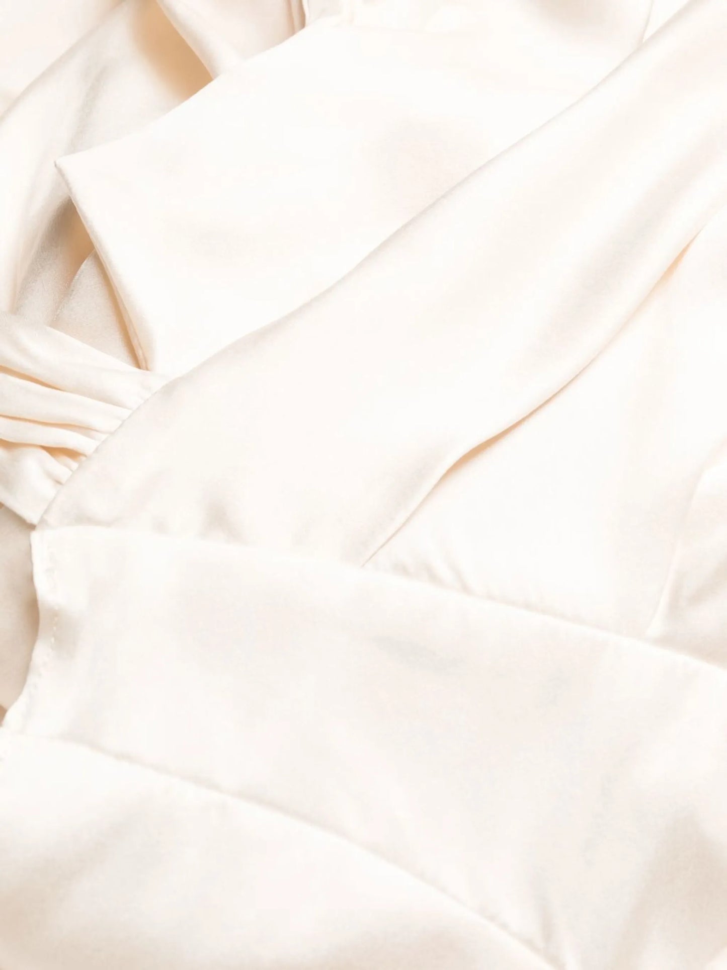 silk wrap minidress
