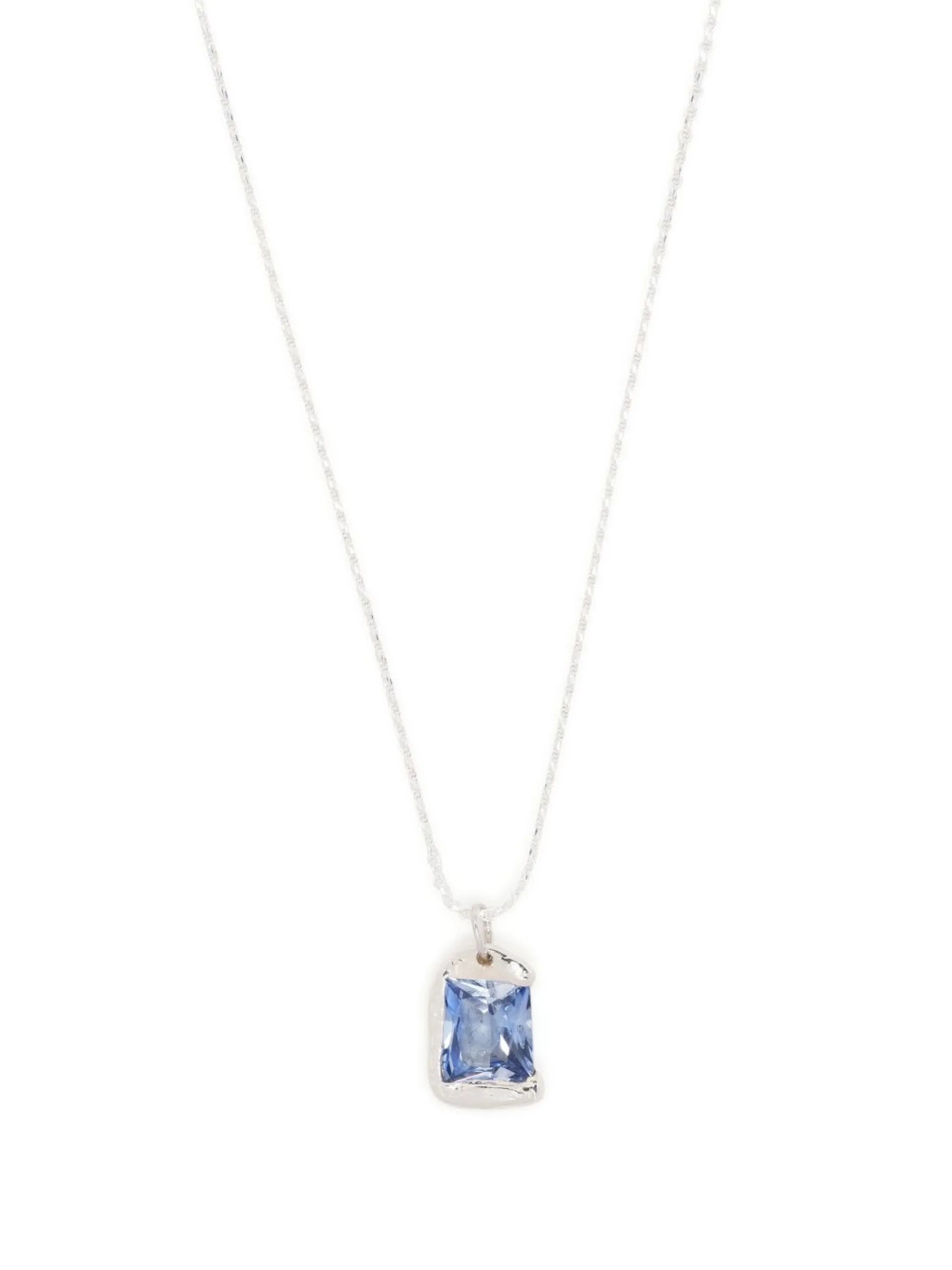 The Rose blue sapphire pendant