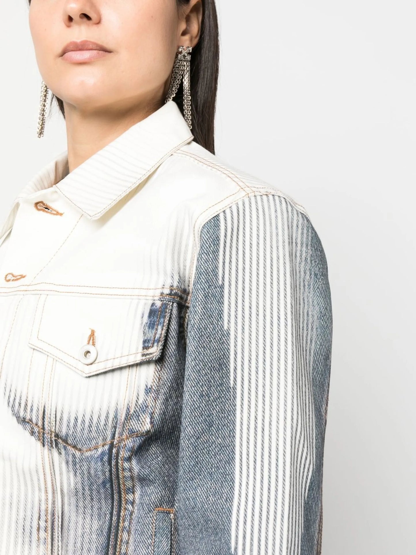 x Jean Paul Gaultier Body Morph denim jacket