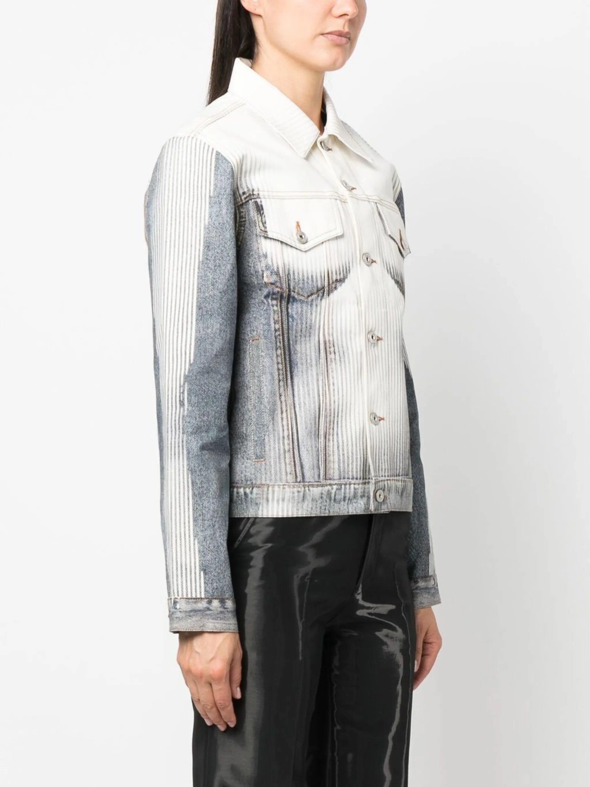 x Jean Paul Gaultier Body Morph denim jacket