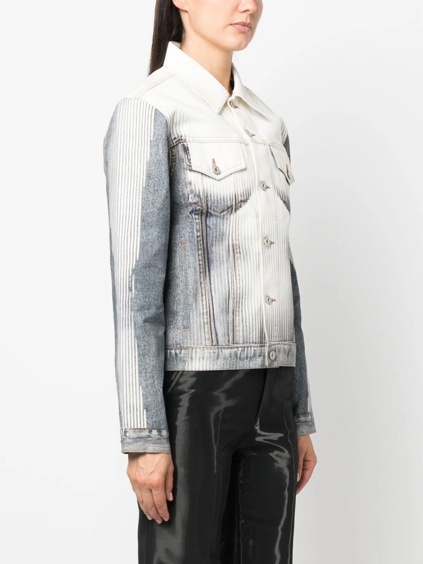 x Jean Paul Gaultier Body Morph denim jacket