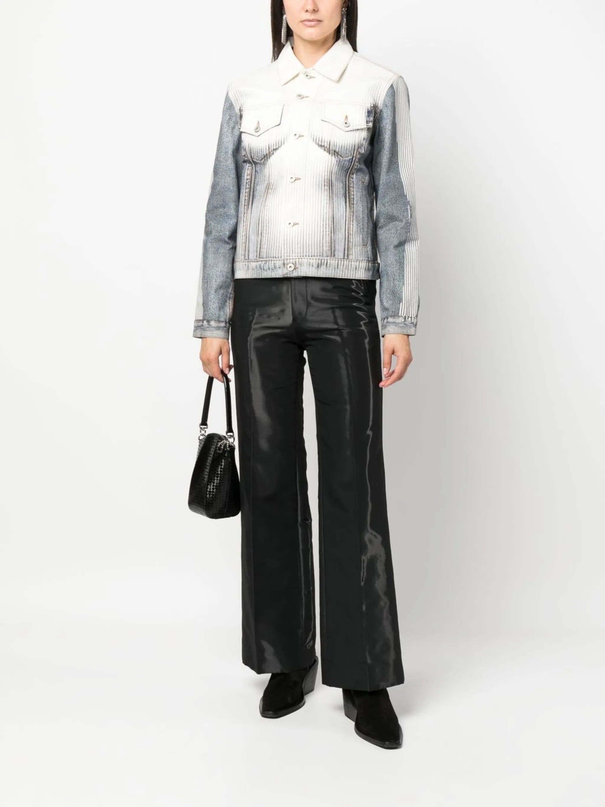 x Jean Paul Gaultier Body Morph denim jacket