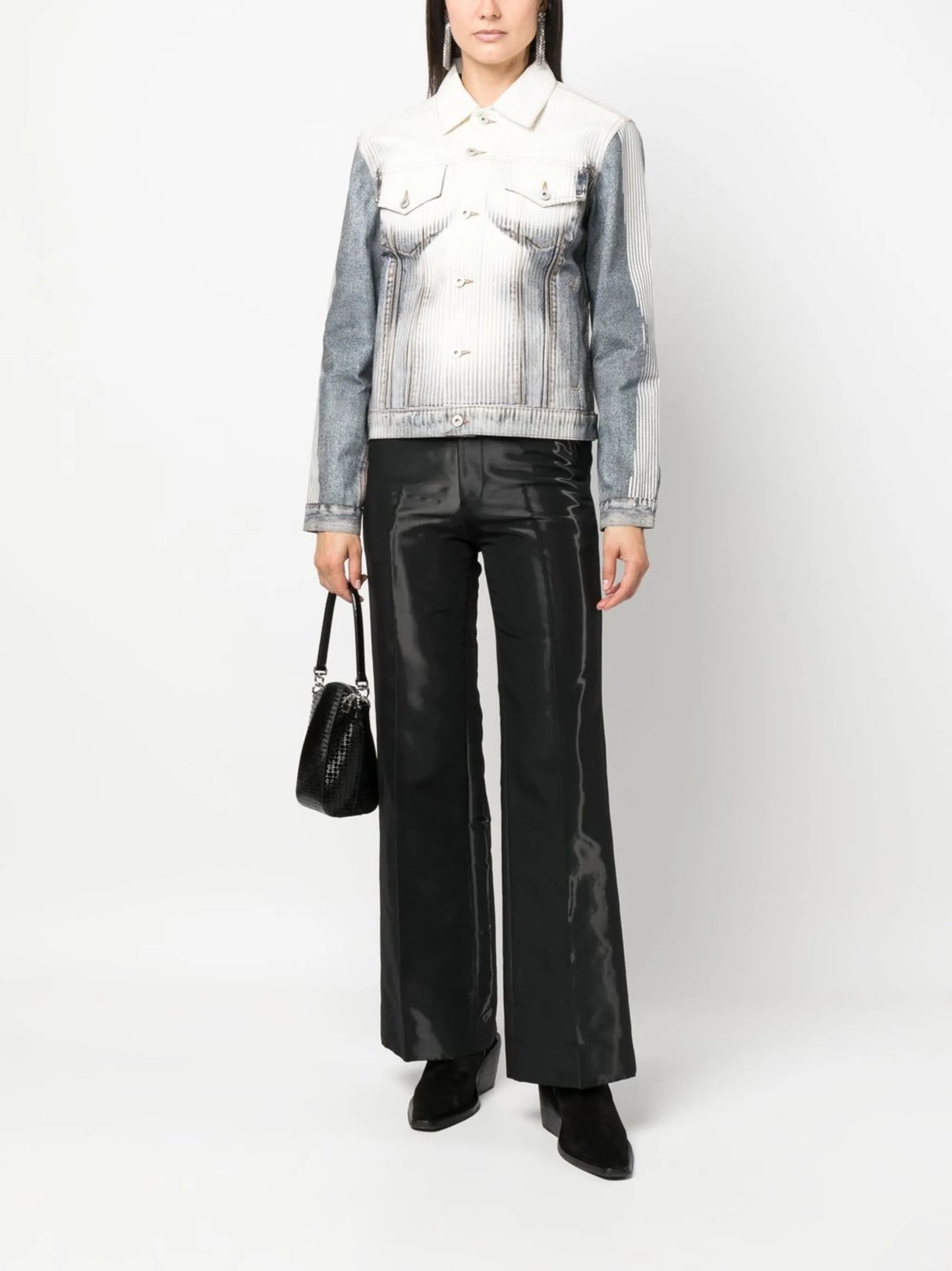x Jean Paul Gaultier Body Morph denim jacket