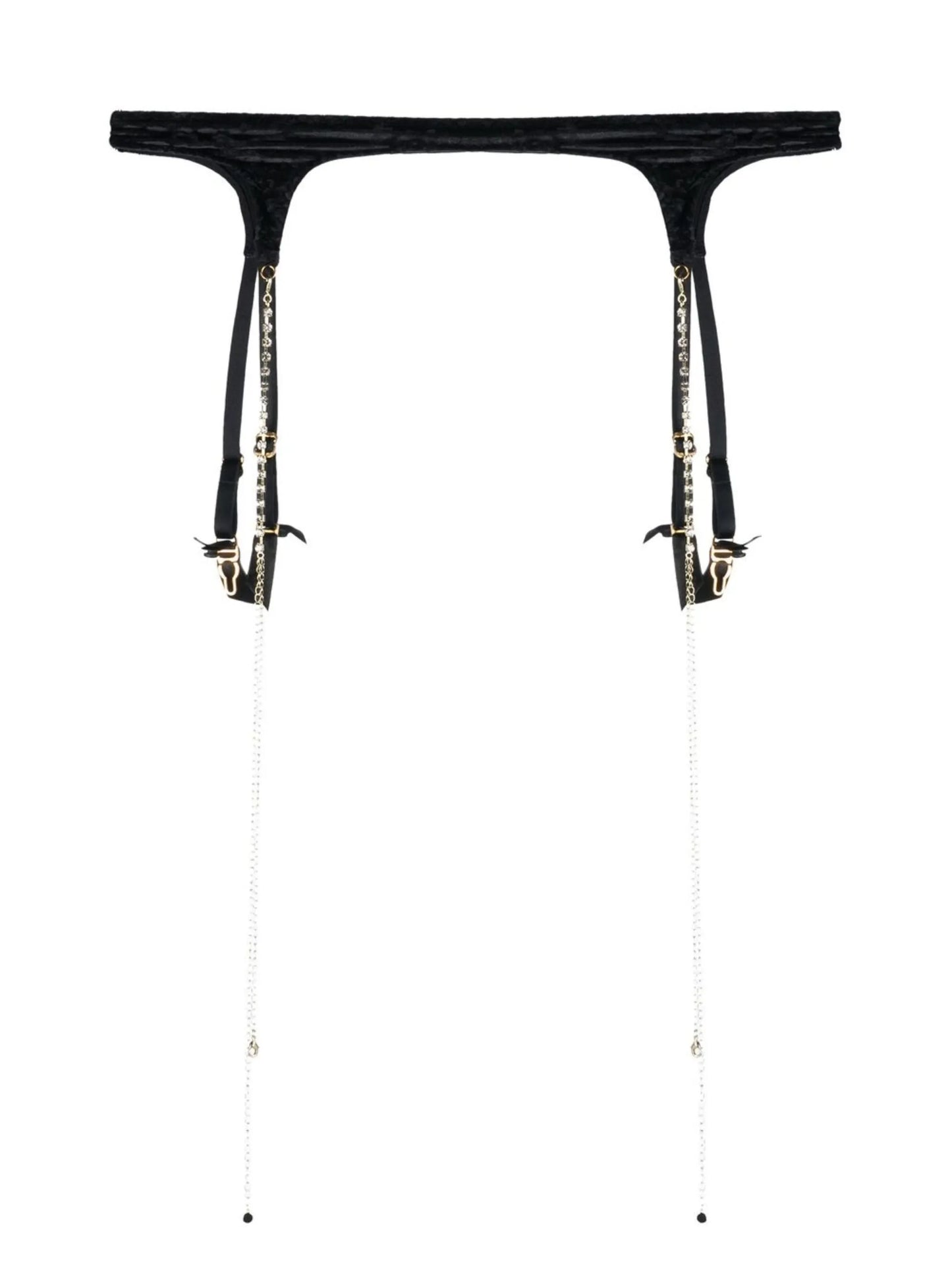 Black Kati Suspender Belt