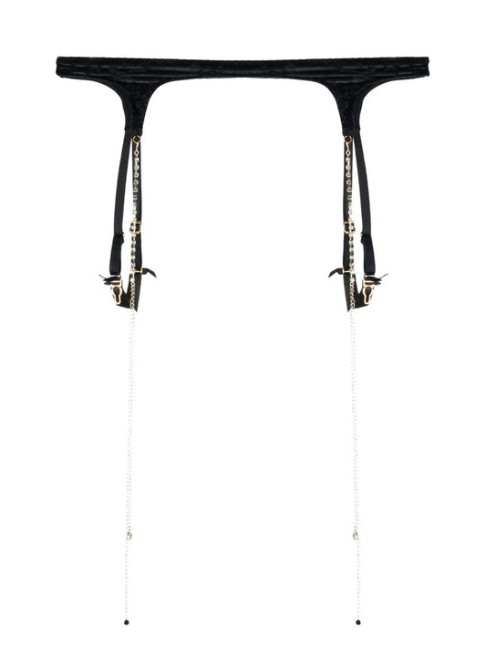 Black Kati Suspender Belt