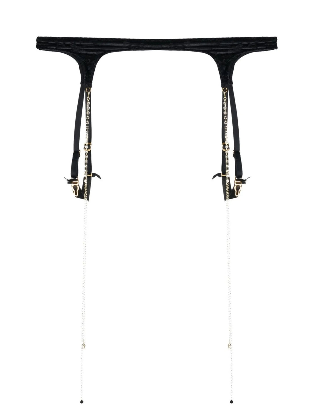 Black Kati Suspender Belt