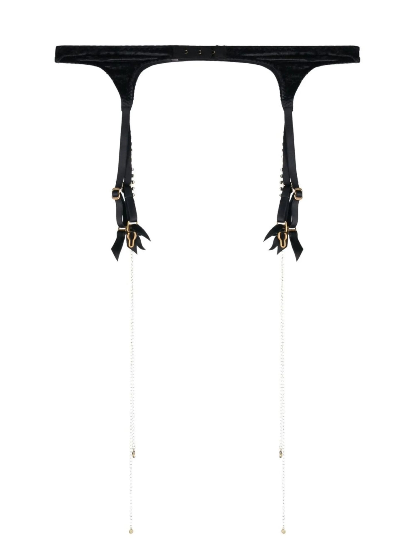 Black Kati Suspender Belt