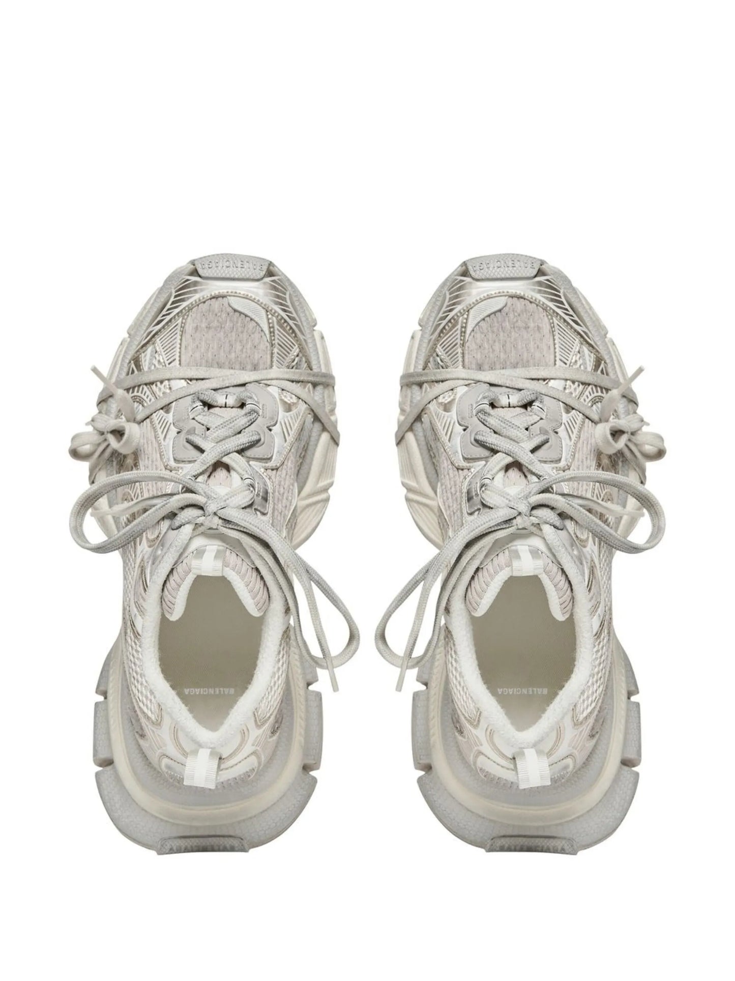 3XL mesh-panel sneakers