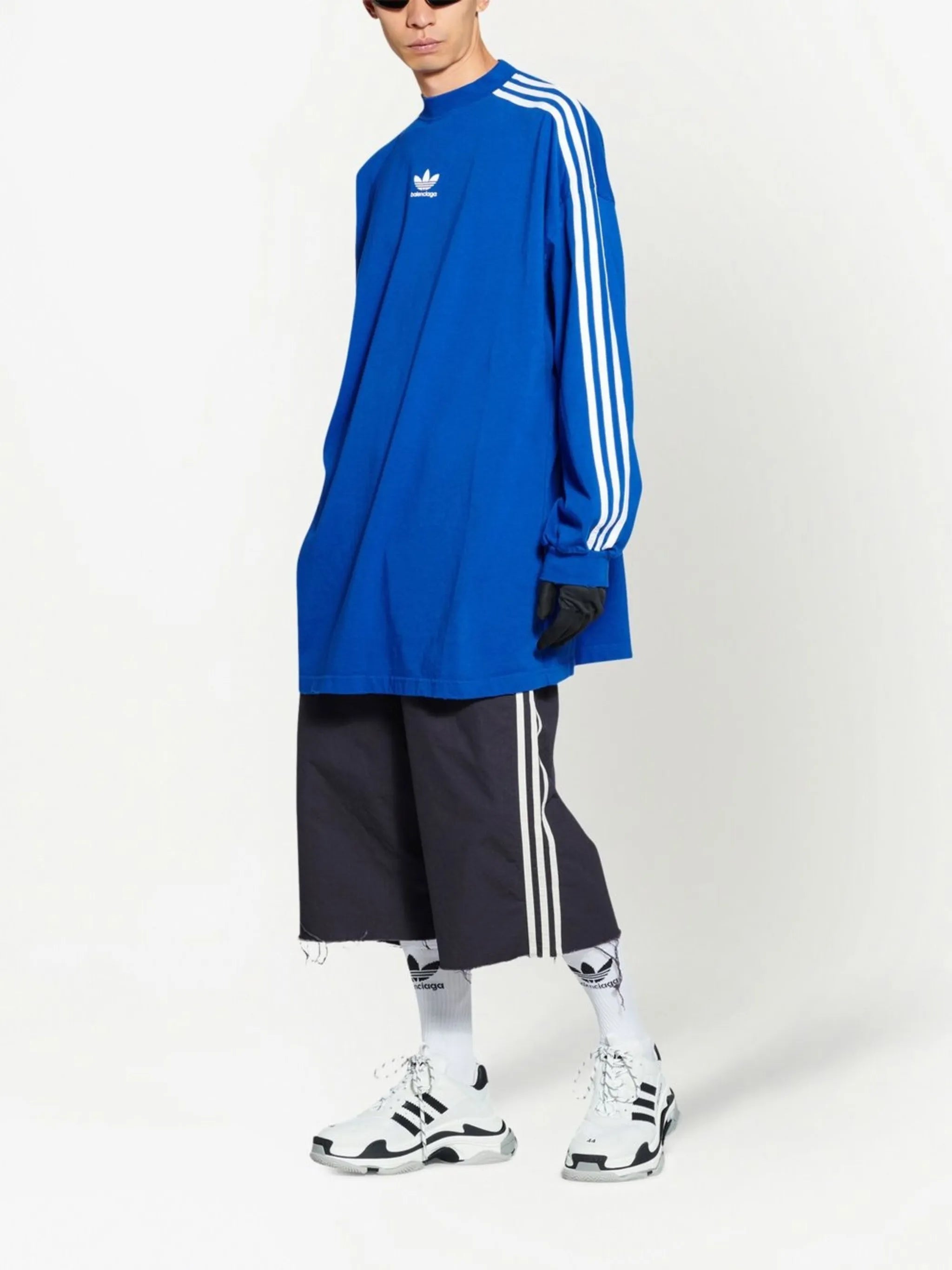 x adidas Trefoil print T-shirt