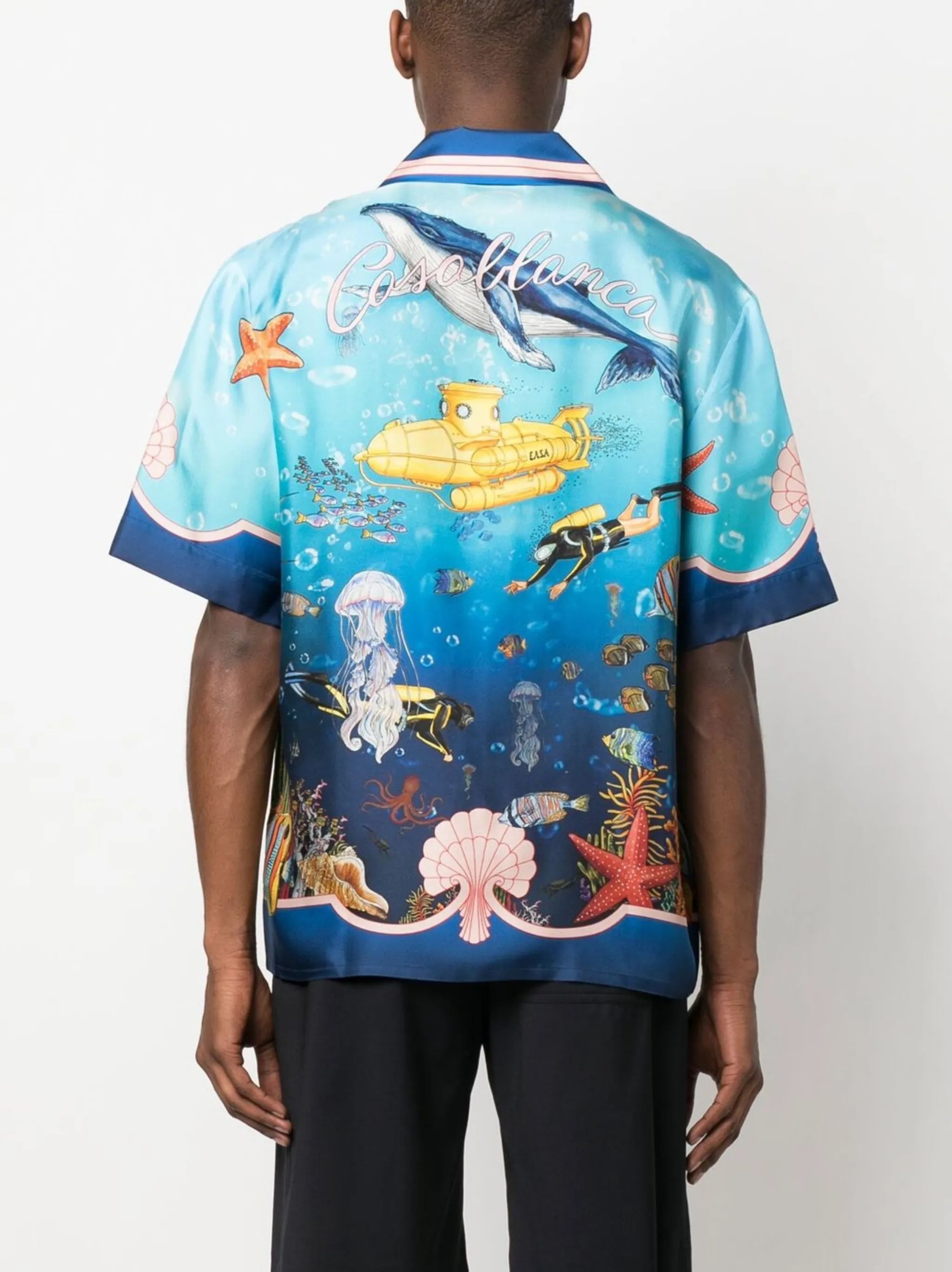 printed silk shirt