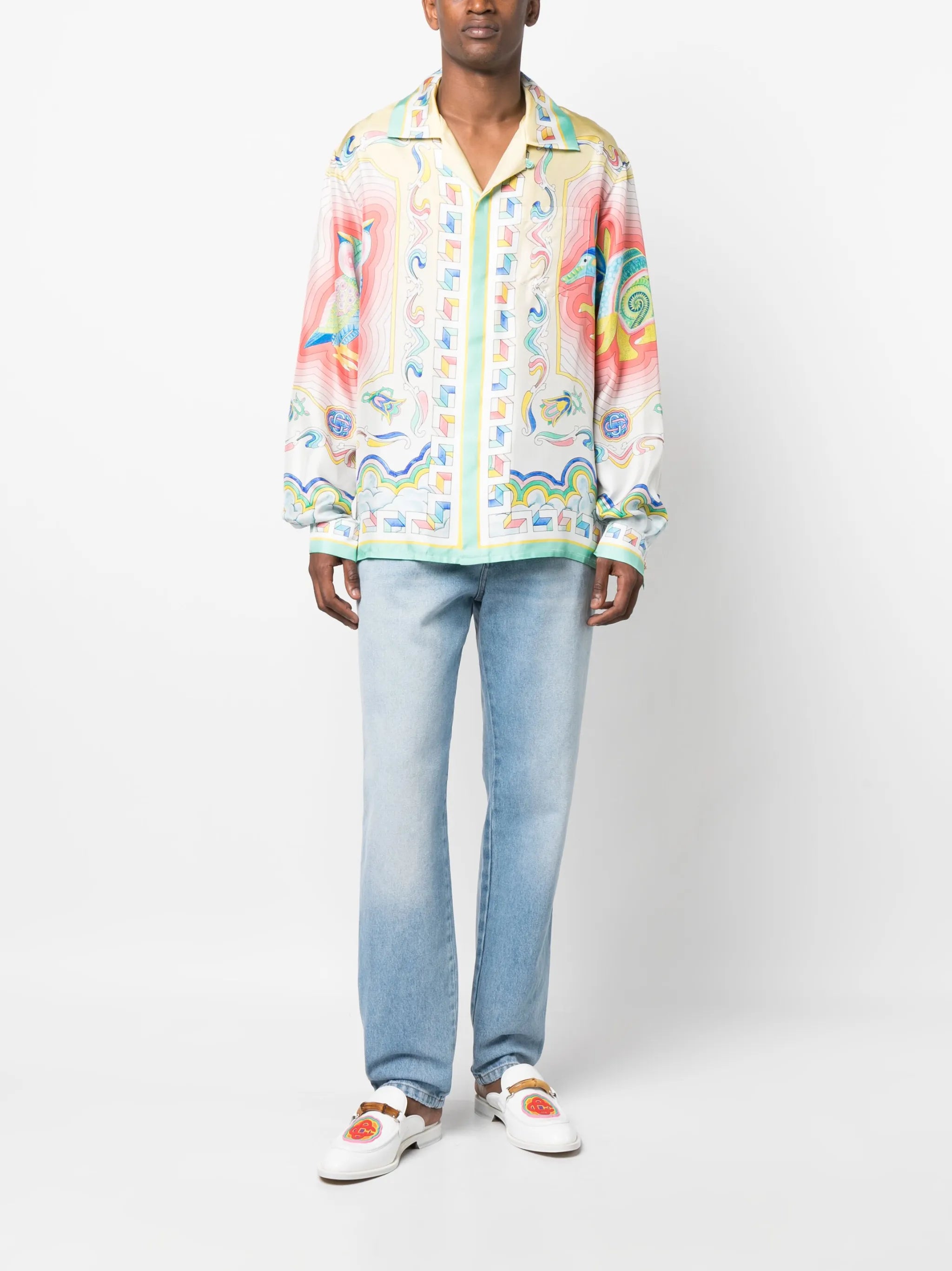 Souvenir silk shirt