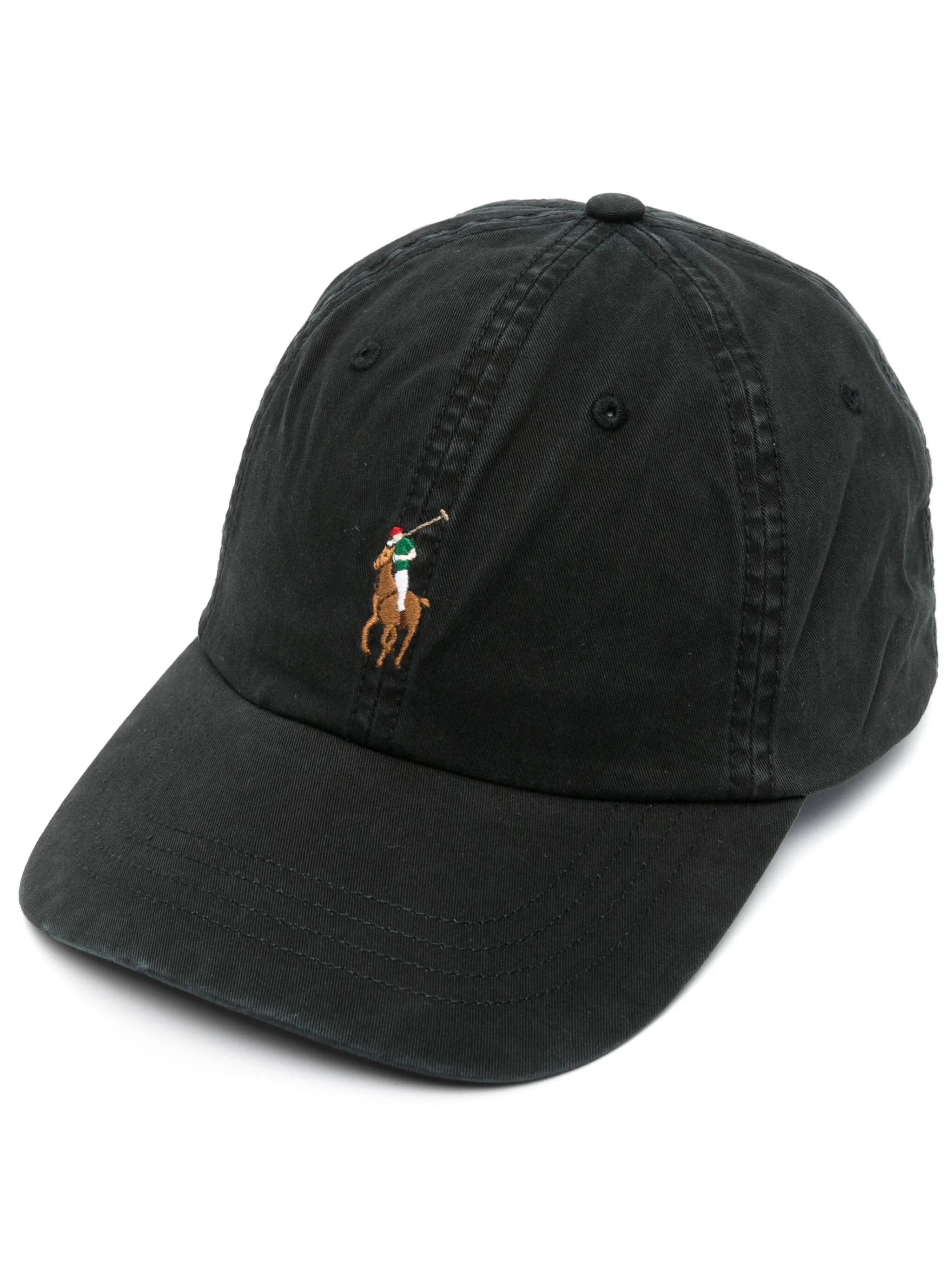 logo-embroidered baseball cap
