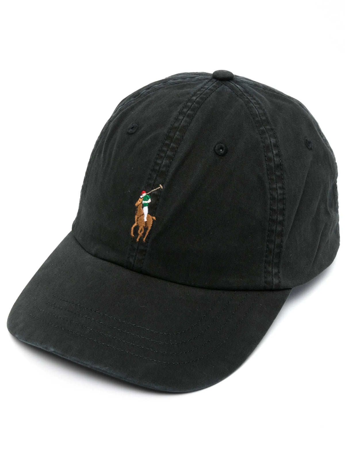 logo-embroidered baseball cap