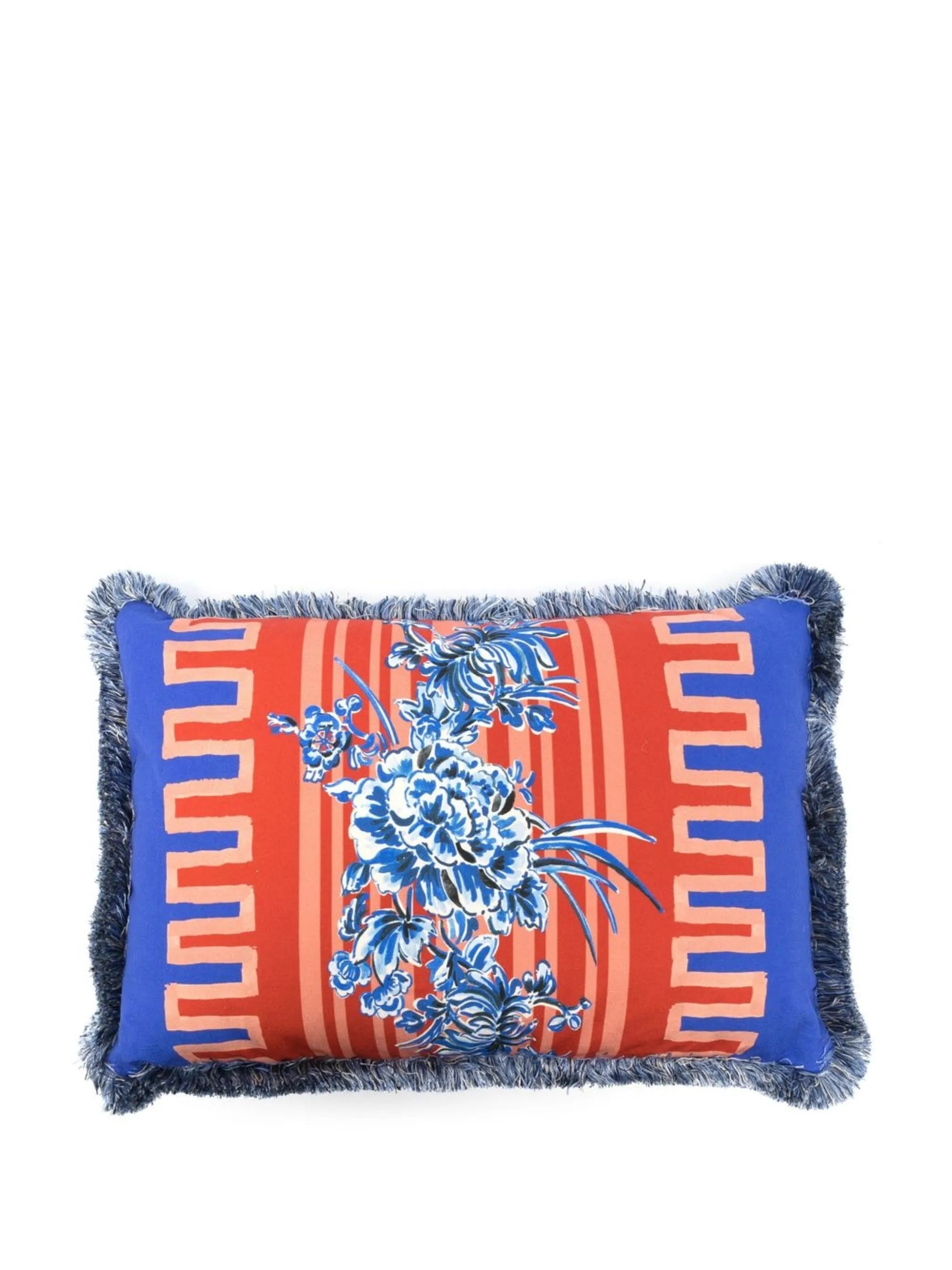Flora fringed cushion (32 x 47cm)