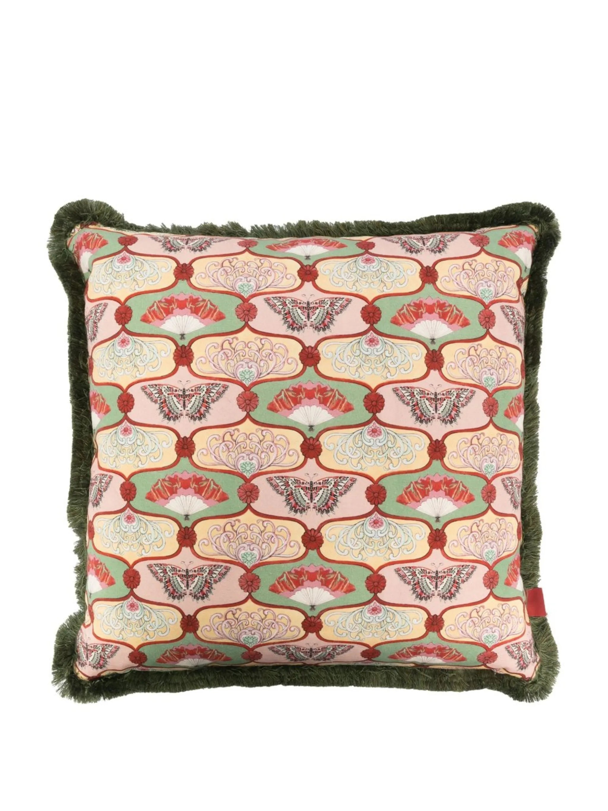 Giardino butterfly-print cushion