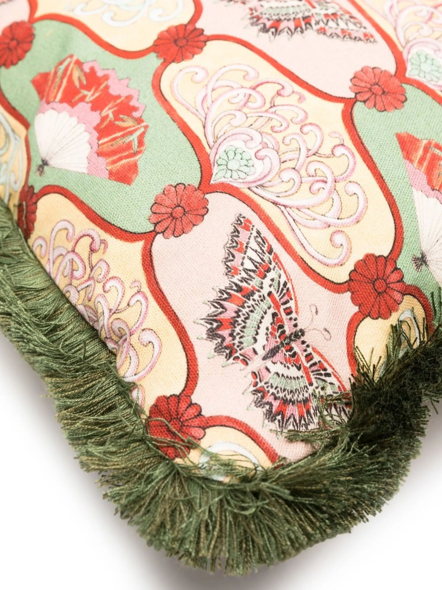 Giardino butterfly-print cushion