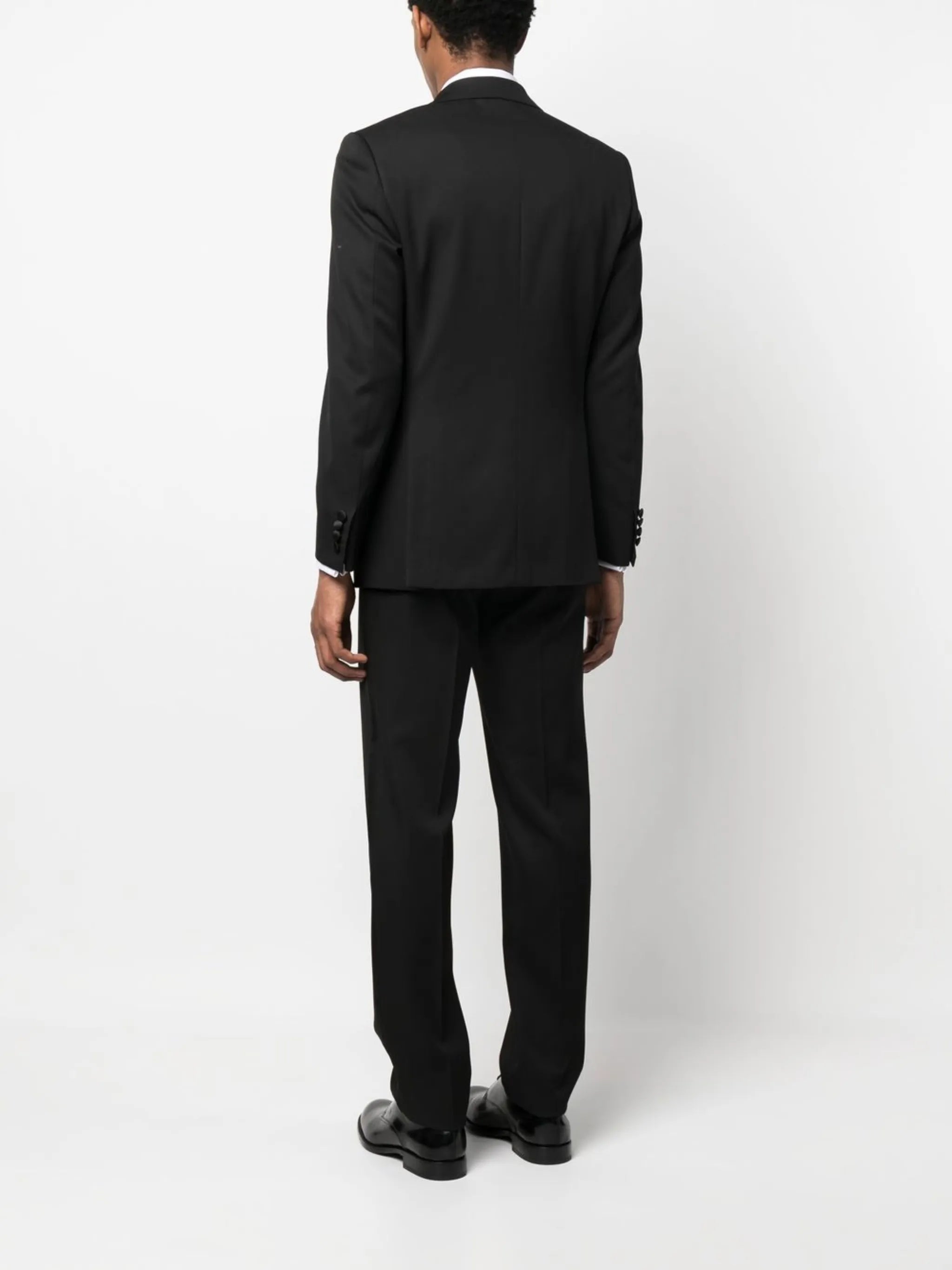 single-breasted smoking suit