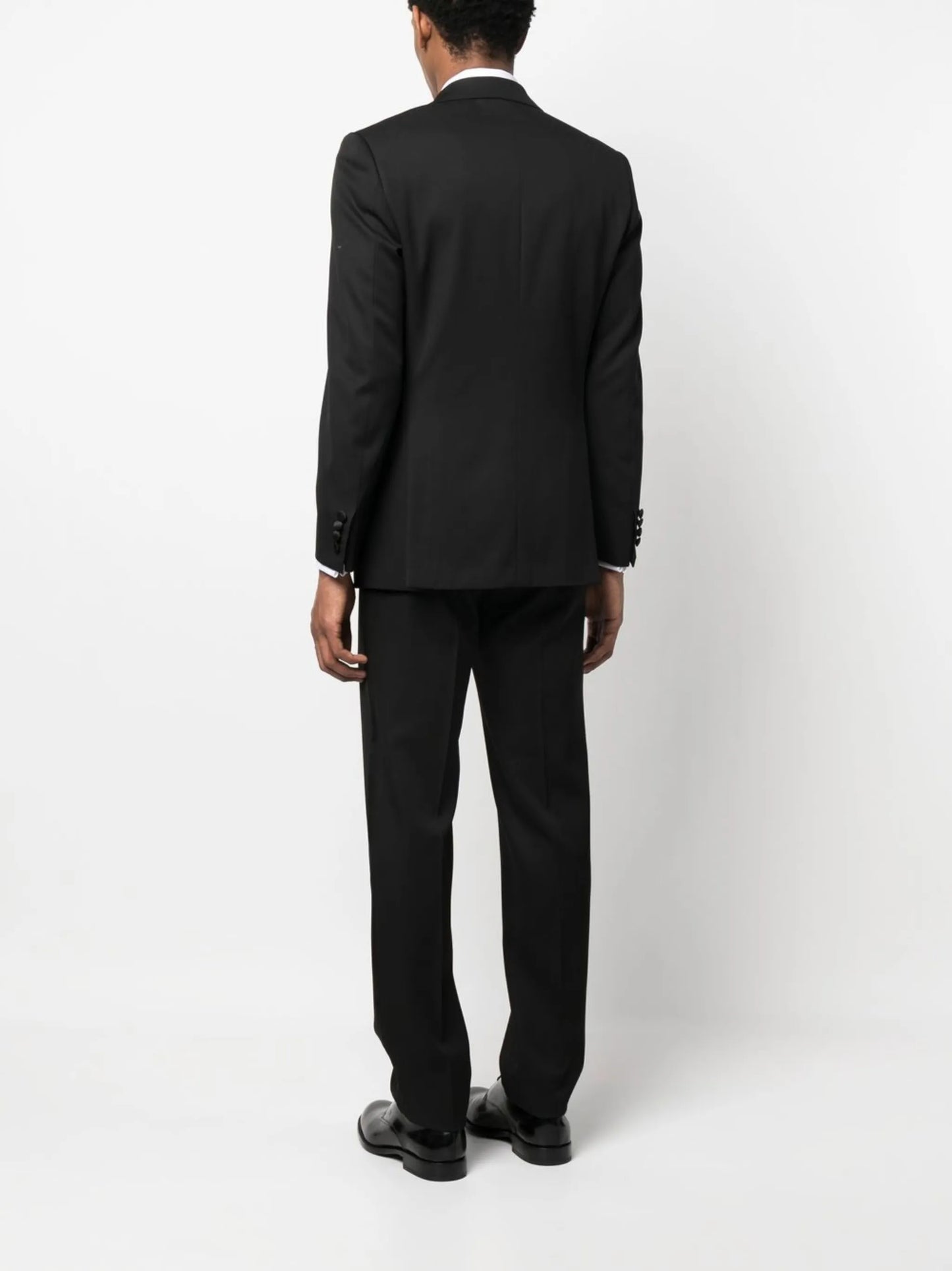 single-breasted smoking suit