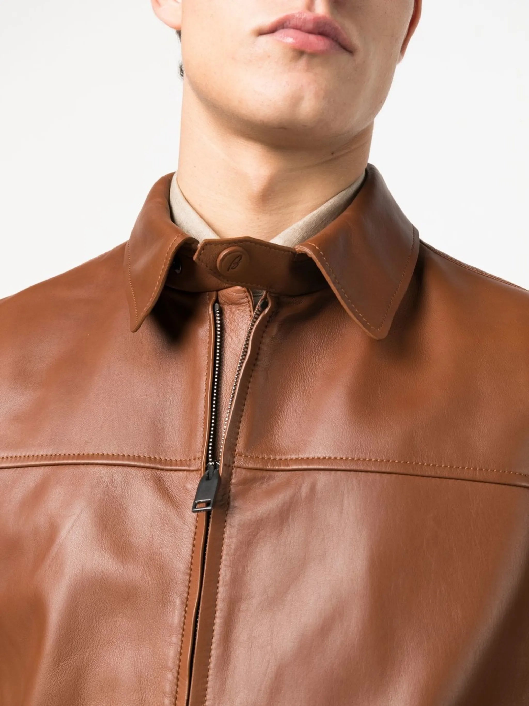 zip-up bomber jacket