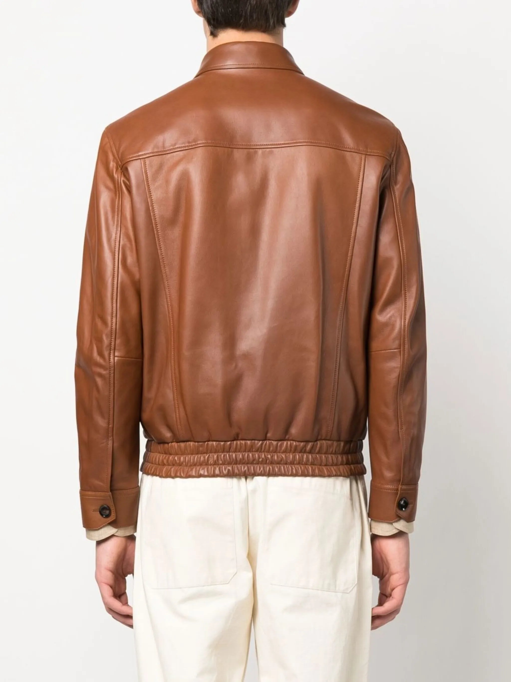zip-up bomber jacket