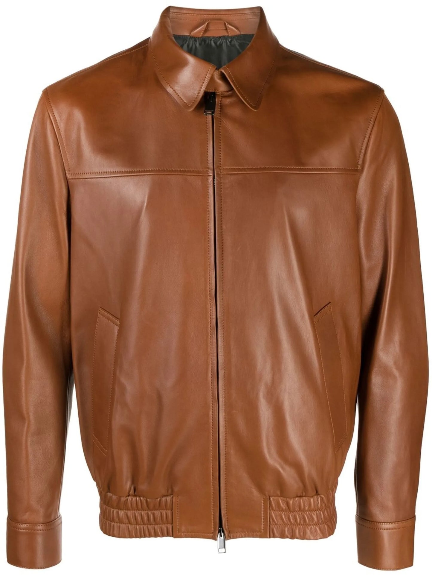 zip-up bomber jacket