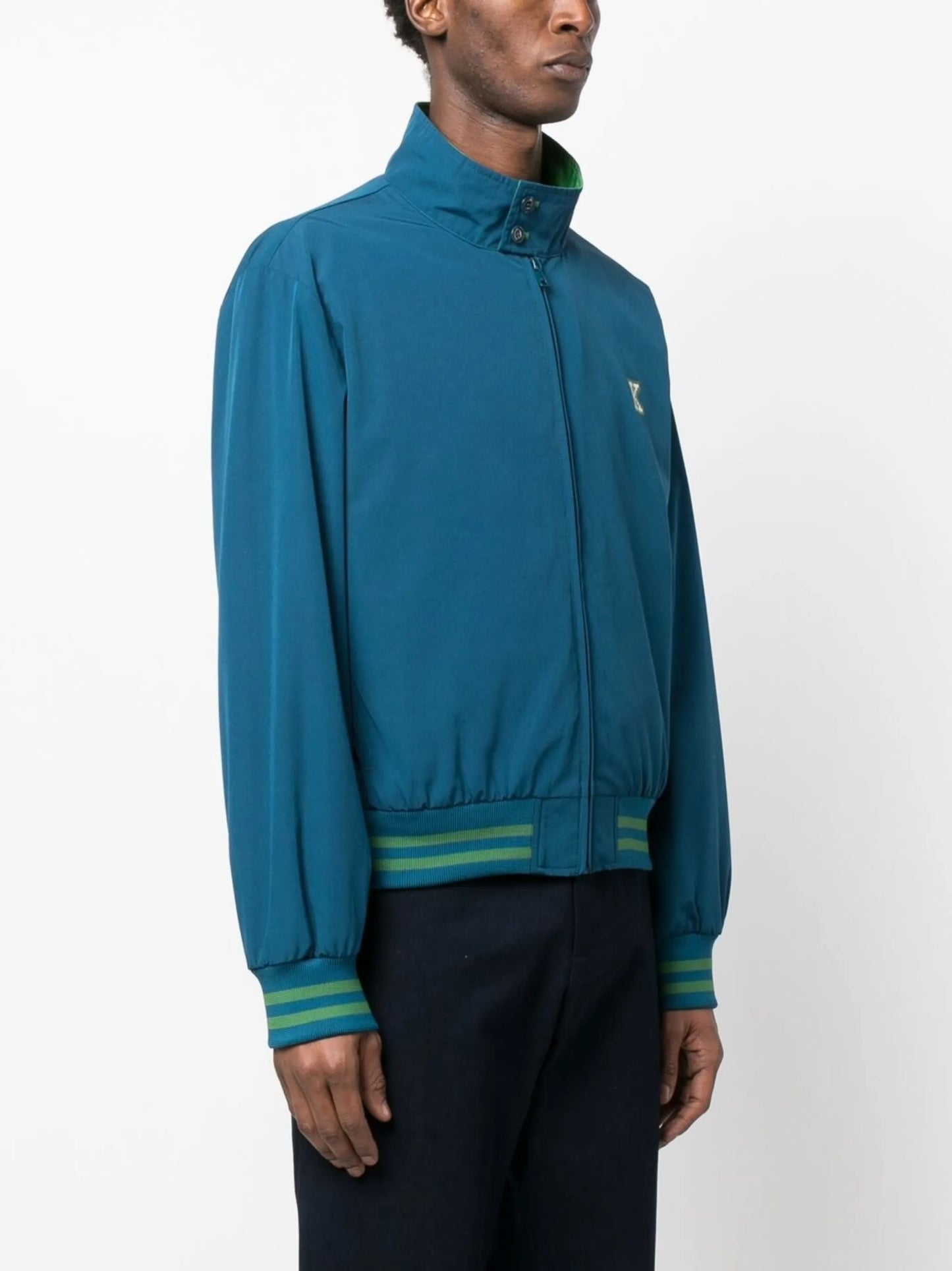 graphic logo-print track jacket