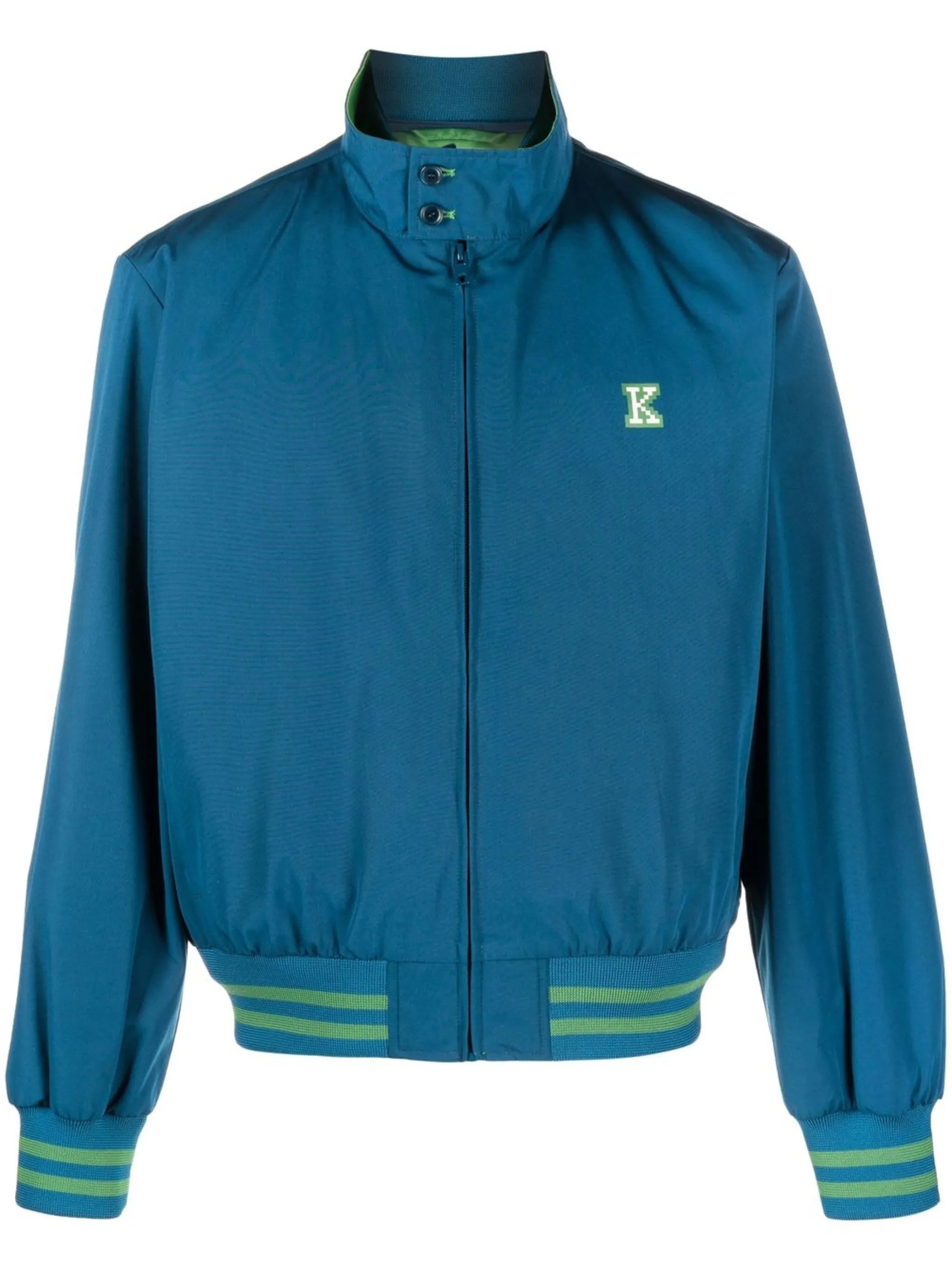 graphic logo-print track jacket