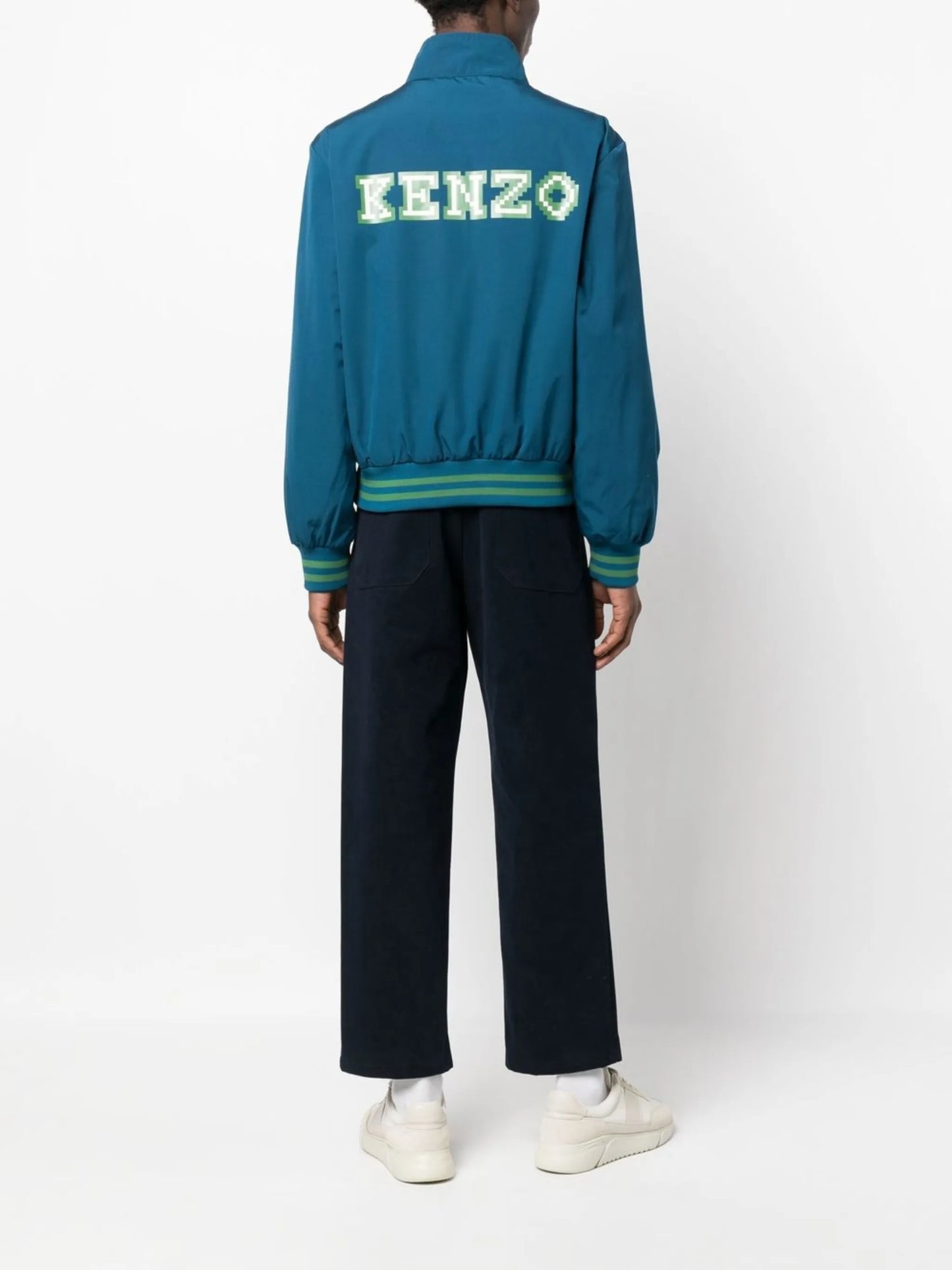 graphic logo-print track jacket