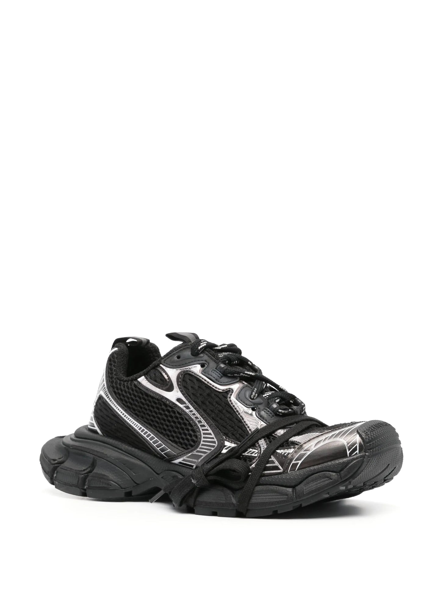 3XL mesh-panel sneakers
