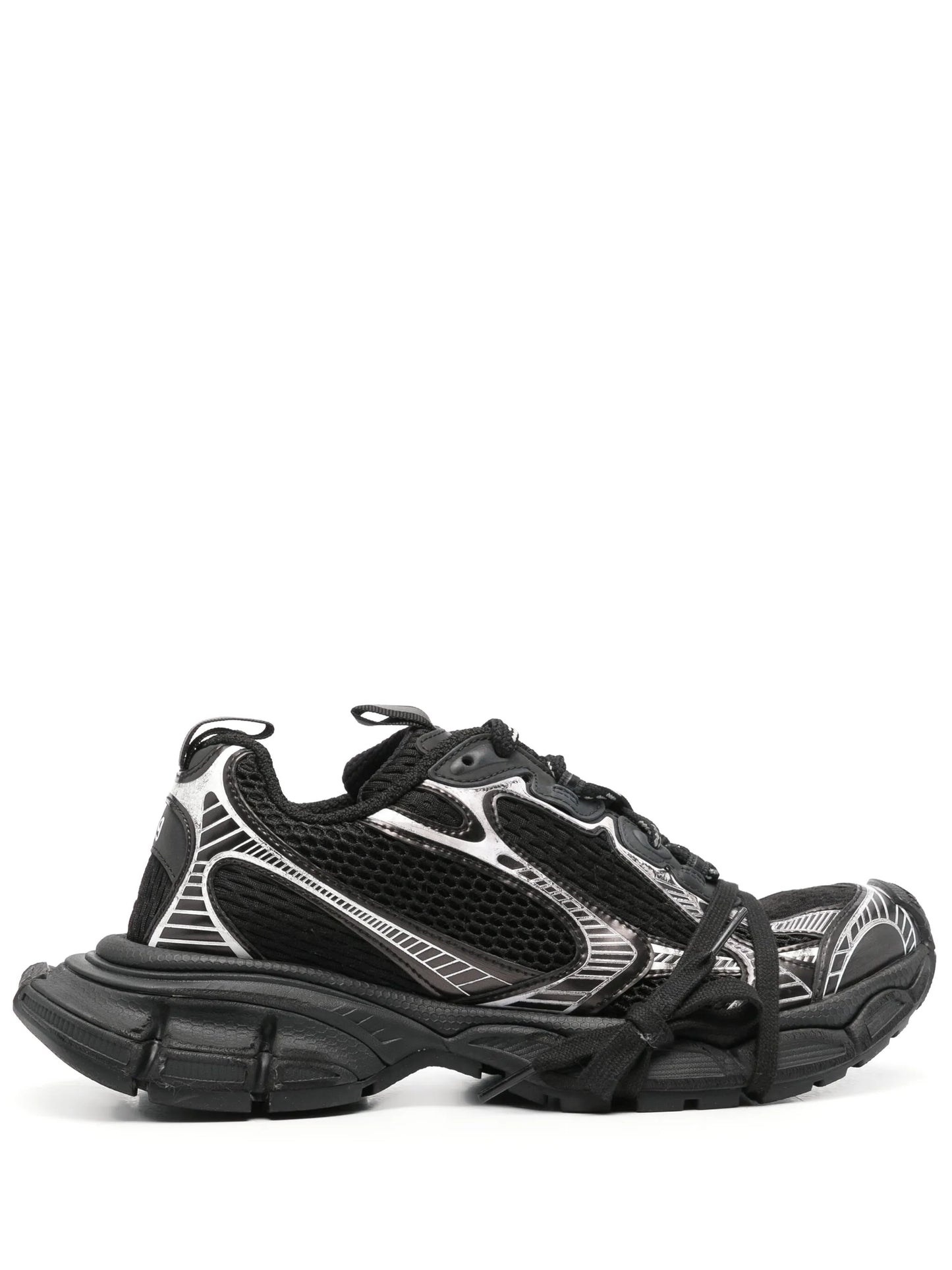 3XL mesh-panel sneakers