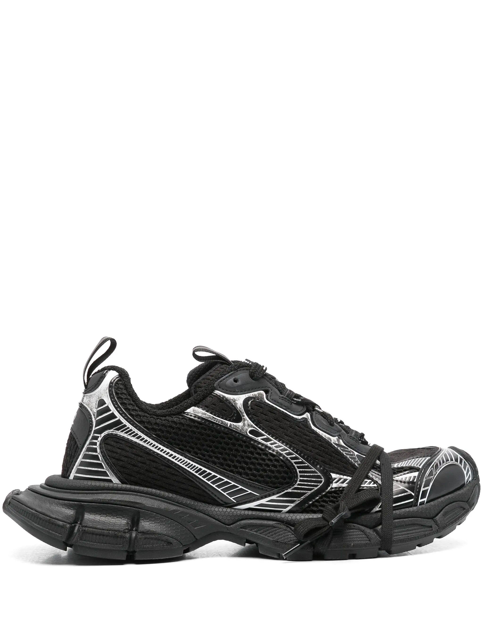 3XL panelled sneakers