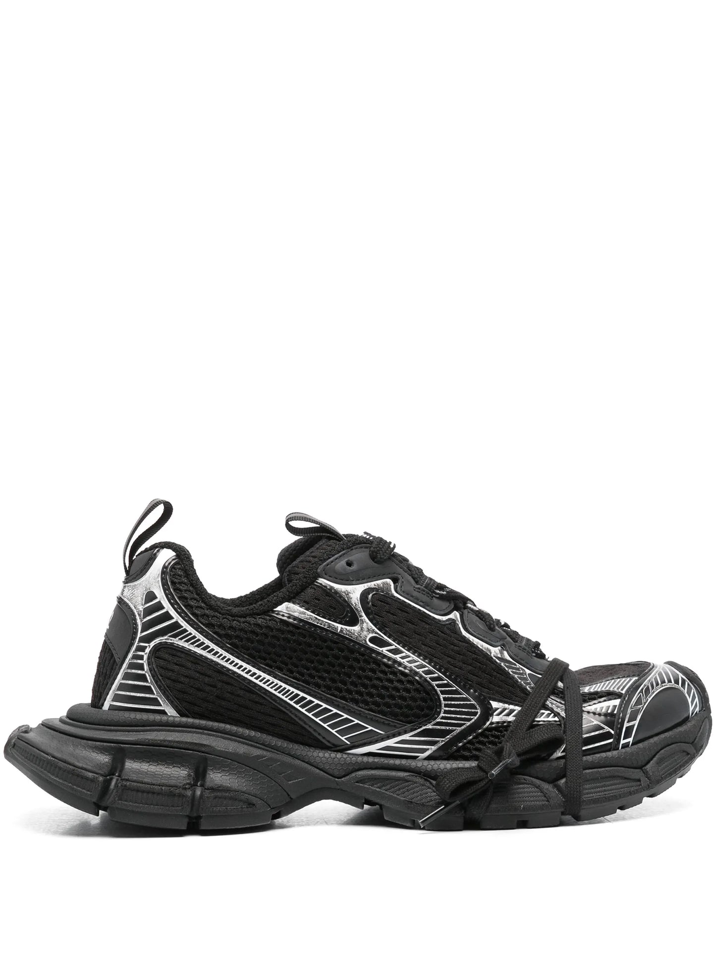 3XL panelled sneakers